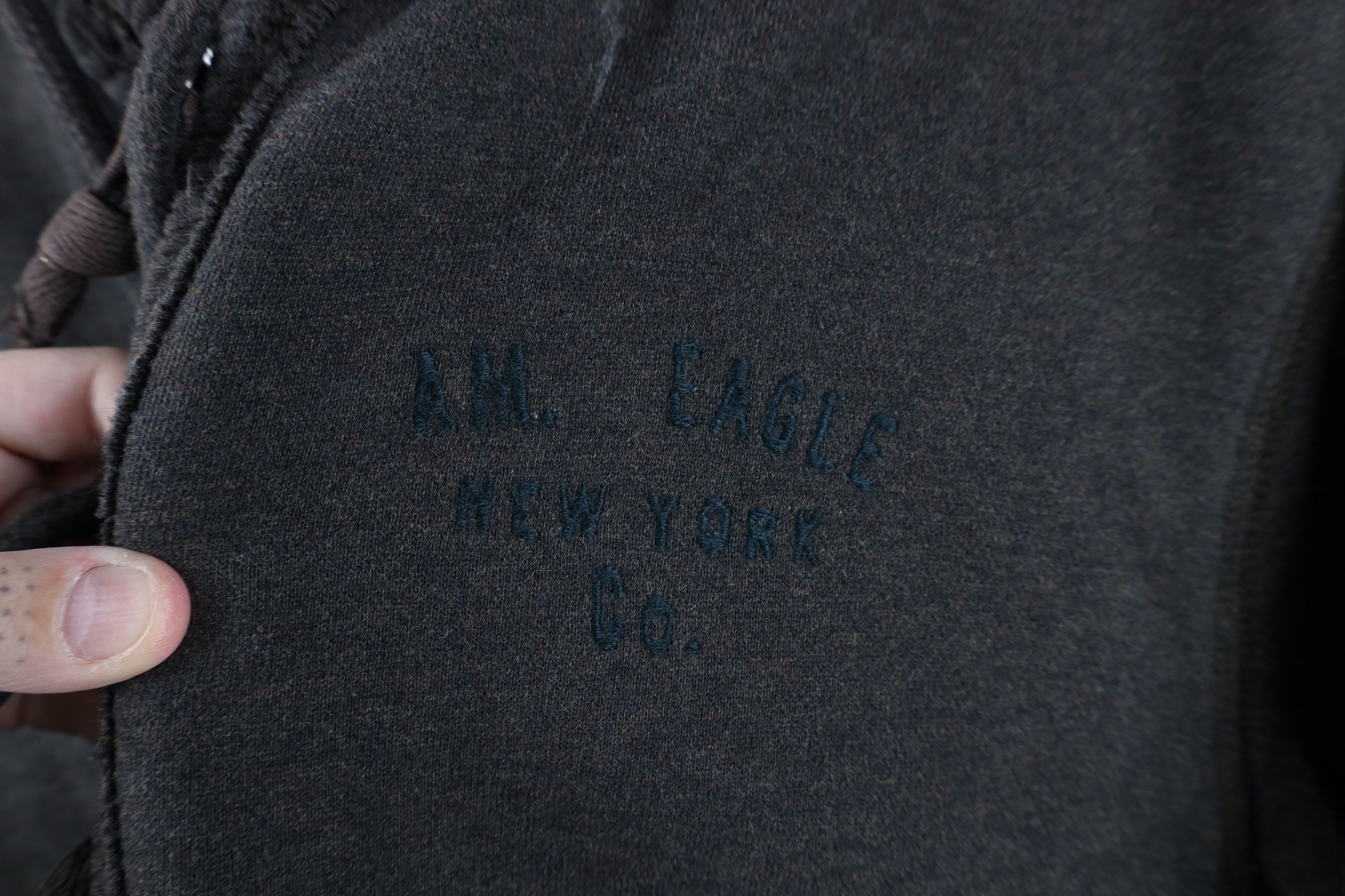American Eagle Outfitters Vintage Y2K American Eagle Pile Fleece Lined Hoodie Jacket Size US L / EU 52-54 / 3 - 4 Thumbnail