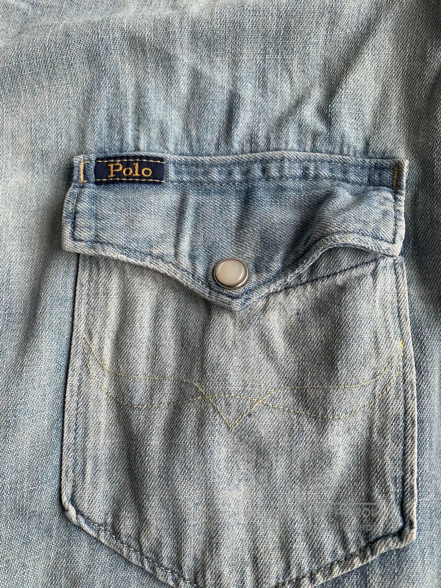 Polo Ralph Lauren vintage polo ralph lauren denim shirt xl. Size US XL / EU 56 / 4 - 4 Thumbnail
