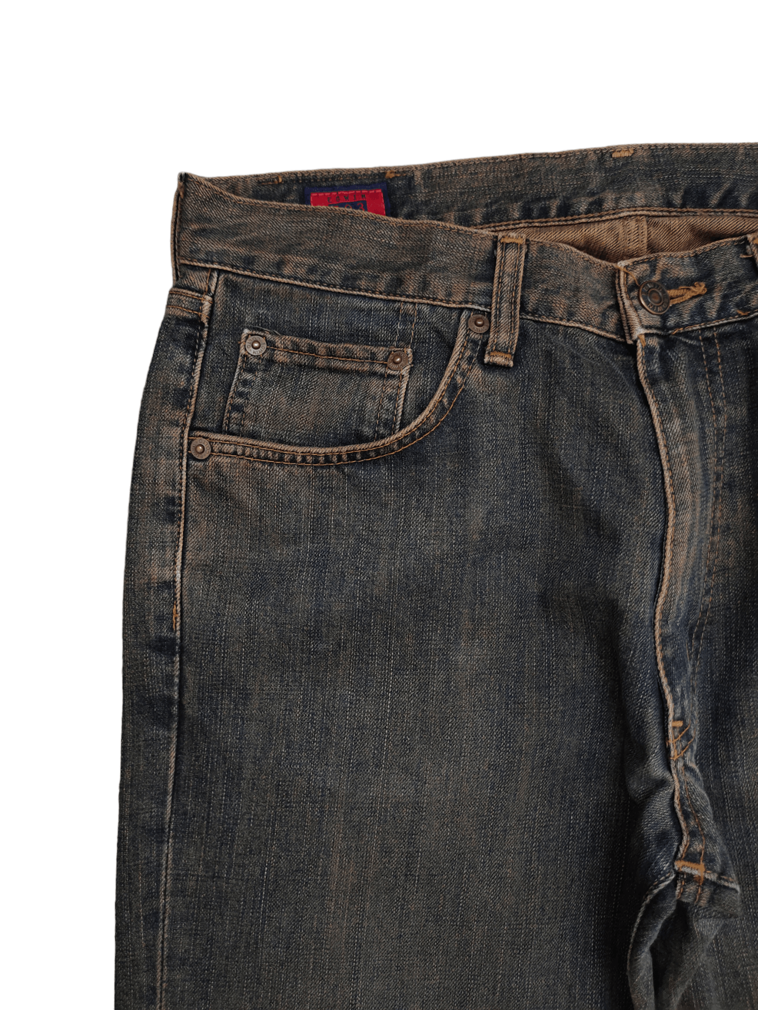 Hysteric Glamour × Undercover 1990s Edwin 503 Regular Rusty Denim Jeans Undercover Style Size US 33 - 4 Thumbnail