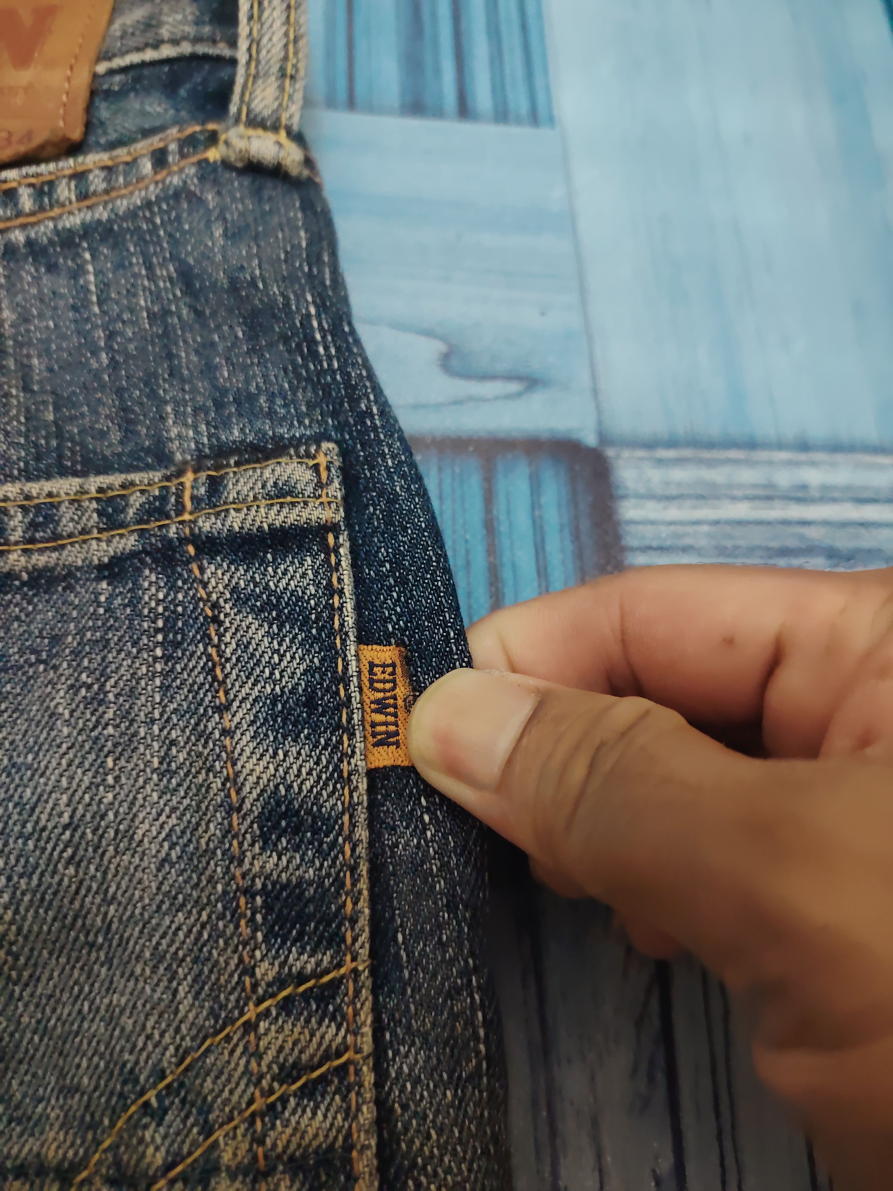 Kapital Edwin 505z Selvedge Jeans Distressed Flare Jeans Size US 33 - 19 Thumbnail