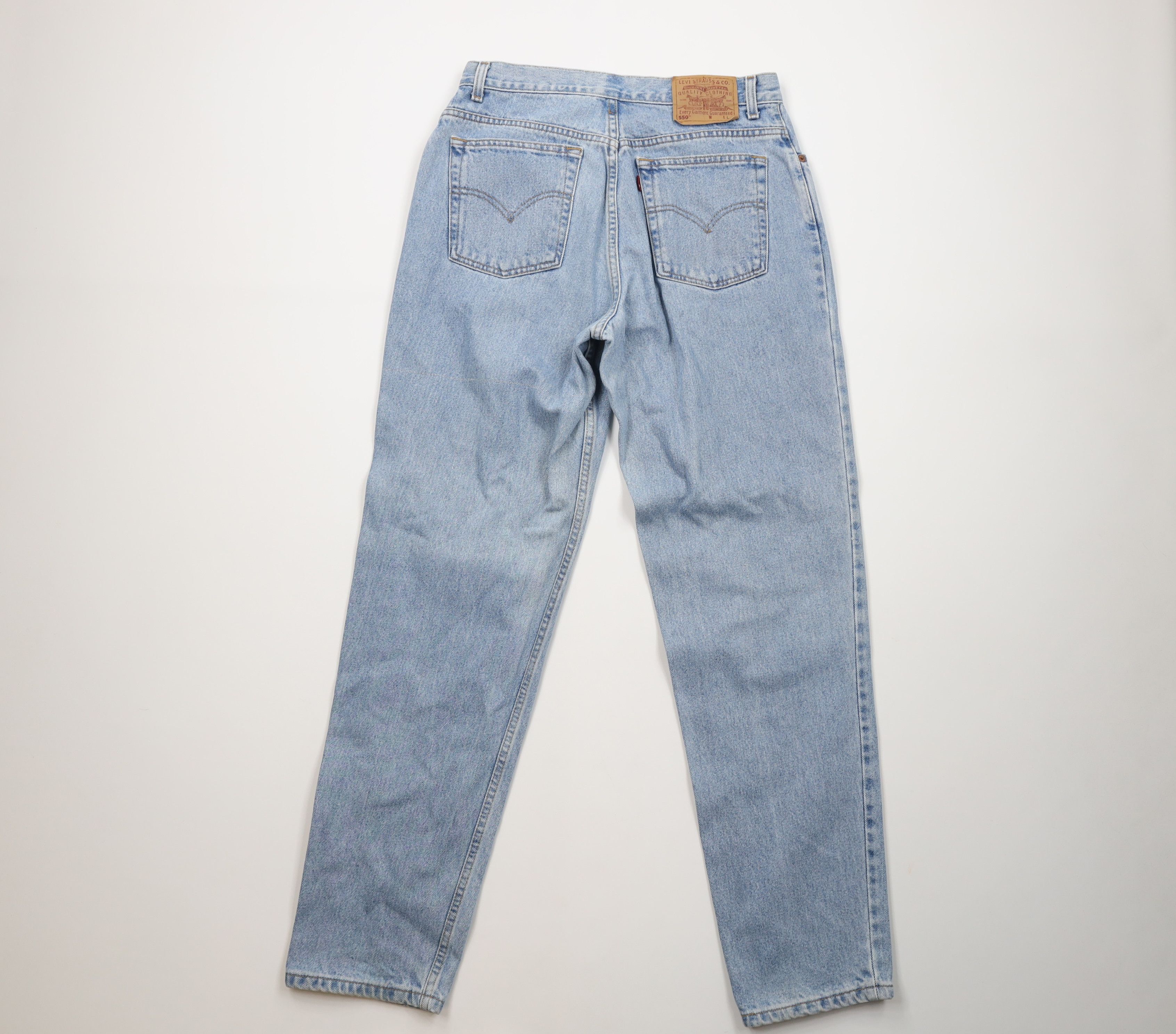 Levi's Vintage 90s Levis 550 Relaxed Tapered Leg Denim Jeans Blue Size 36" / US 14 / IT 50 - 9 Thumbnail