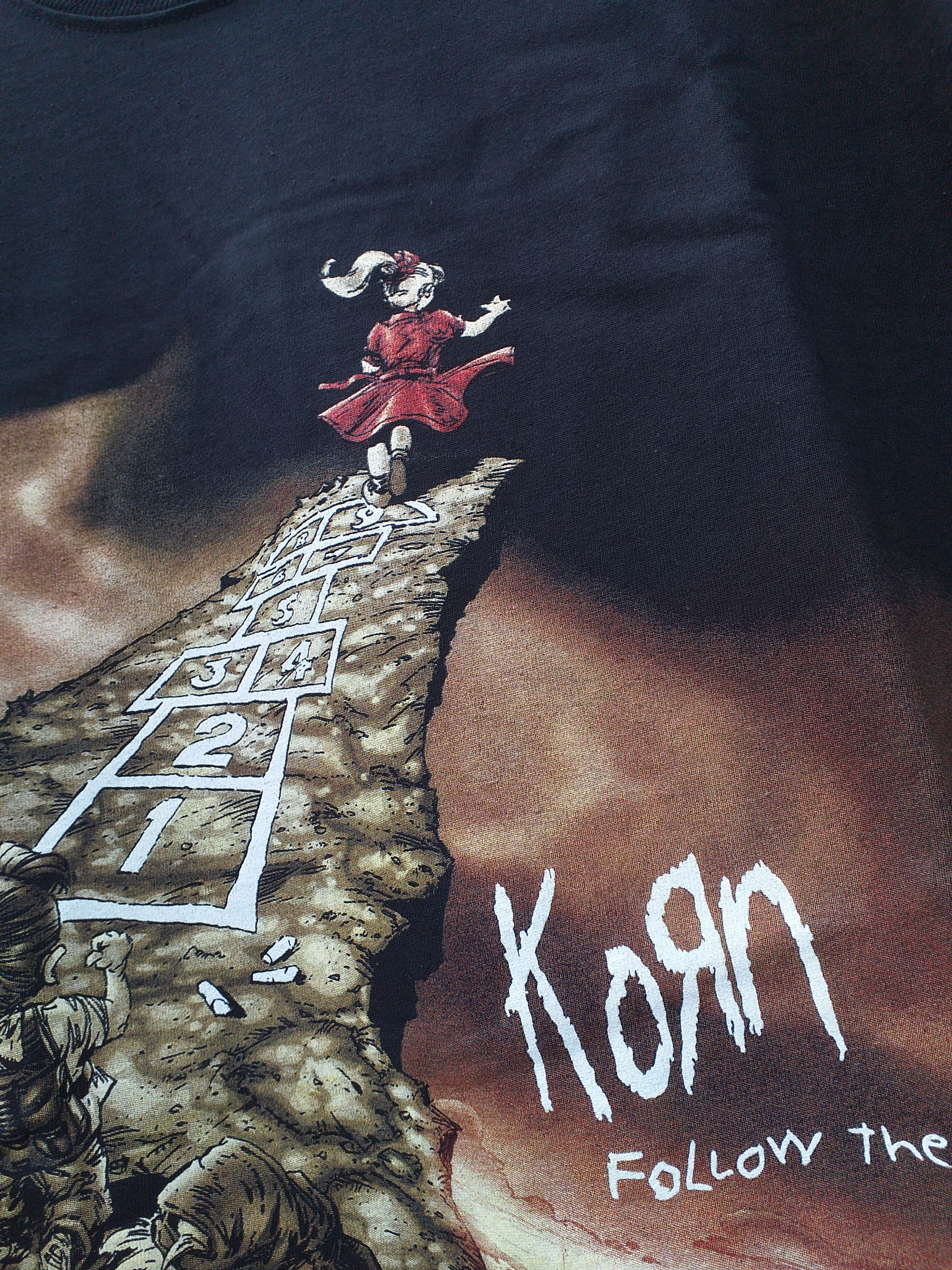 Band Tees Korn Follow The Leader Tour T shirt Size US XL / EU 56 / 4 - 4 Thumbnail