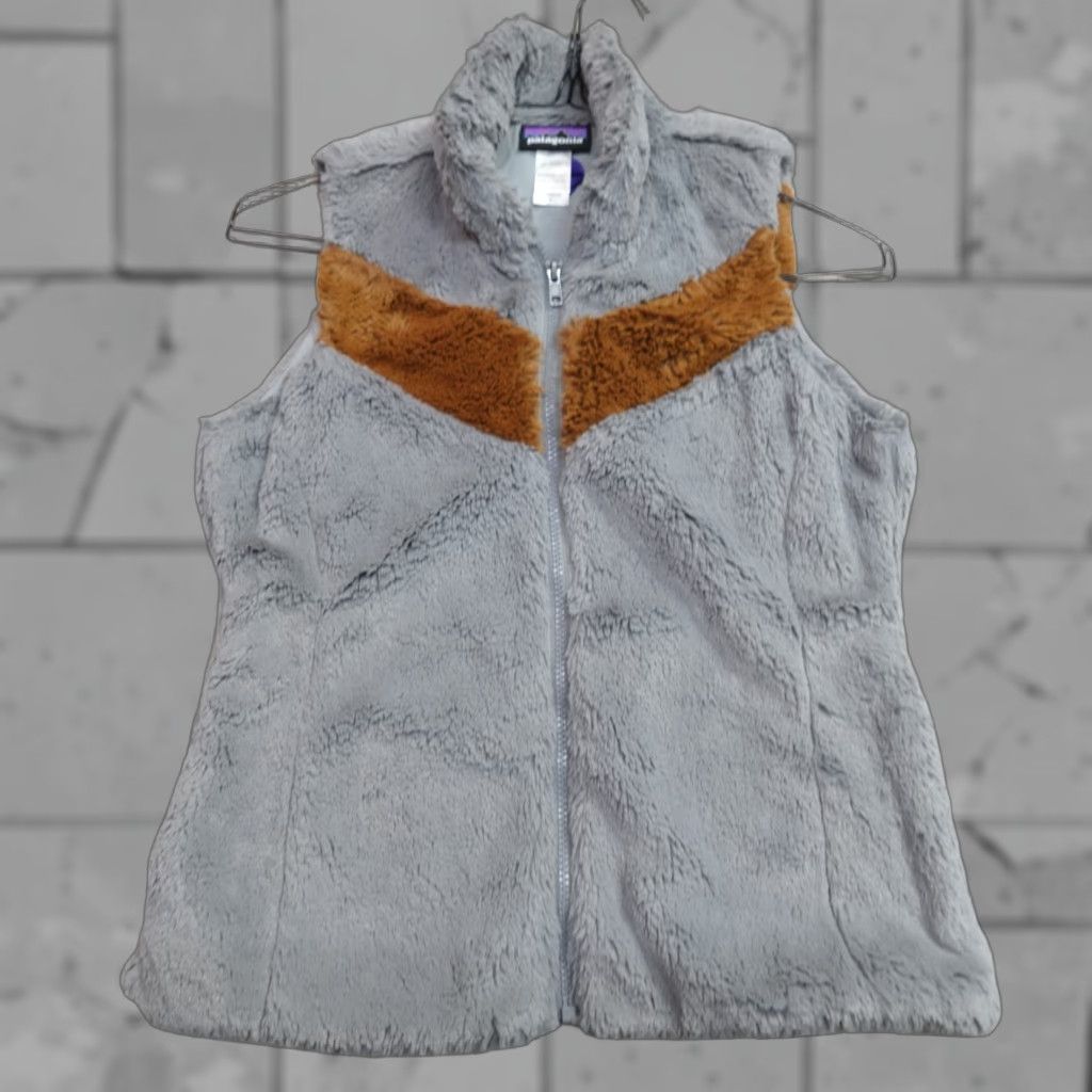 Patagonia Patagonia Vest Womens S Small Gray Retro Pelage High Pile Full Zip Size S / US 4 / IT 40 - 1 Thumbnail