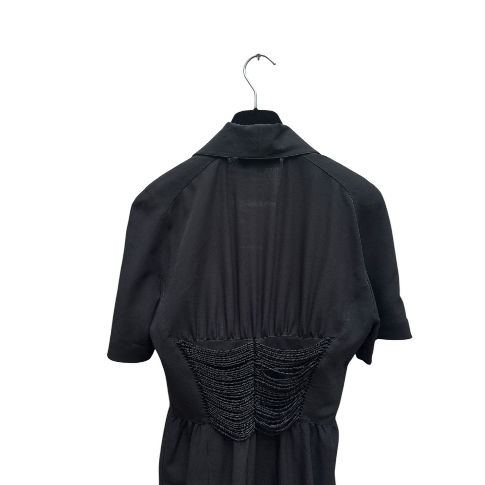 Thierry Mugler Vintage 1980s Black Dress Size M / US 6-8 / IT 42-44 - 6 Thumbnail