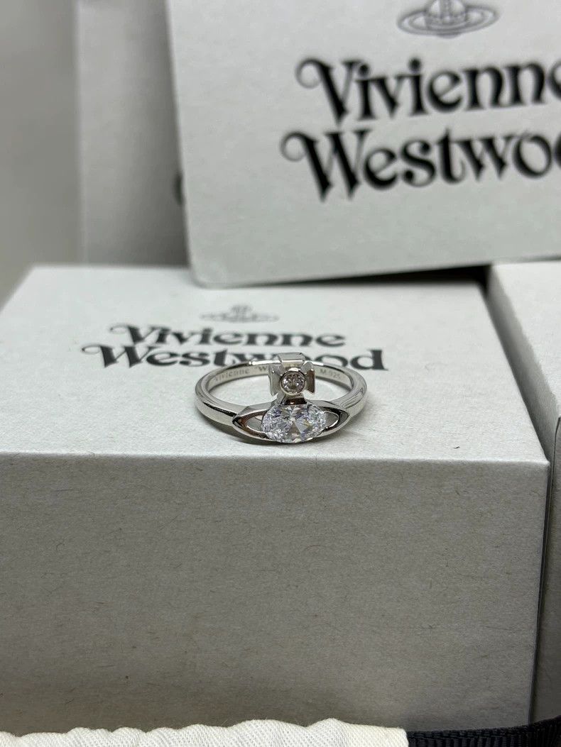 Vivienne Westwood Vivienne Westwood Stellated Diamond Inlaid Crystal Ring Size ONE SIZE - 4 Thumbnail