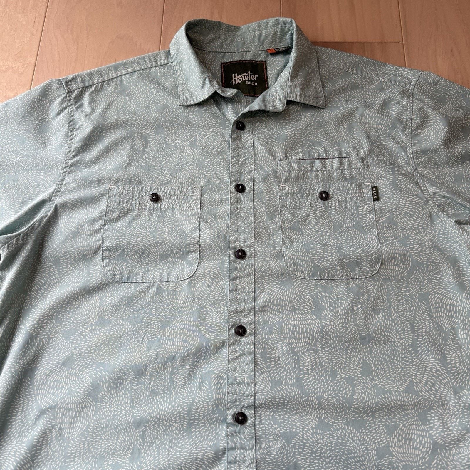 Howler Brothers Howler Bros Aransas Shirt Large Light Green Western Cowboy Size US L / EU 52-54 / 3 - 3 Thumbnail