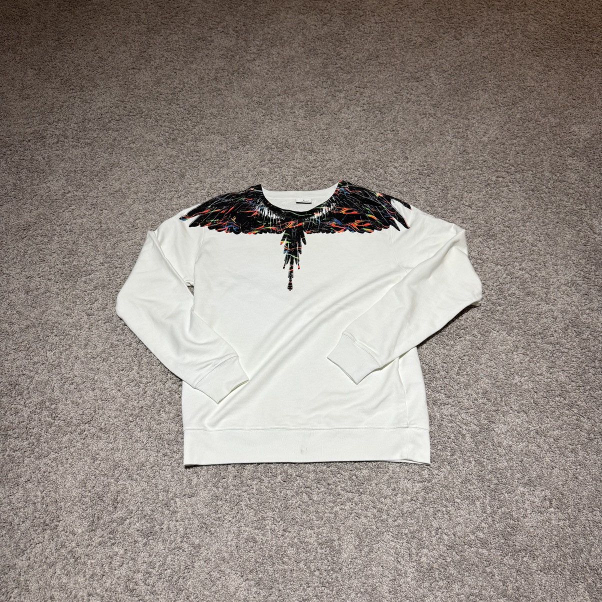 Marcelo Burlon Marcelo Burlon Wings Icon Crewneck Sweatshirt Size US M / EU 48-50 / 2 - 1 Thumbnail