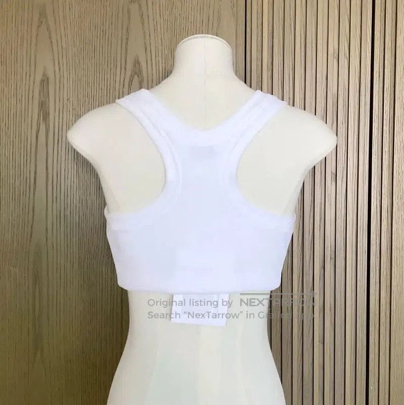 Chanel Chanel White Cropped Lettered Shirt . Size S / US 4 / IT 40 - 4 Thumbnail