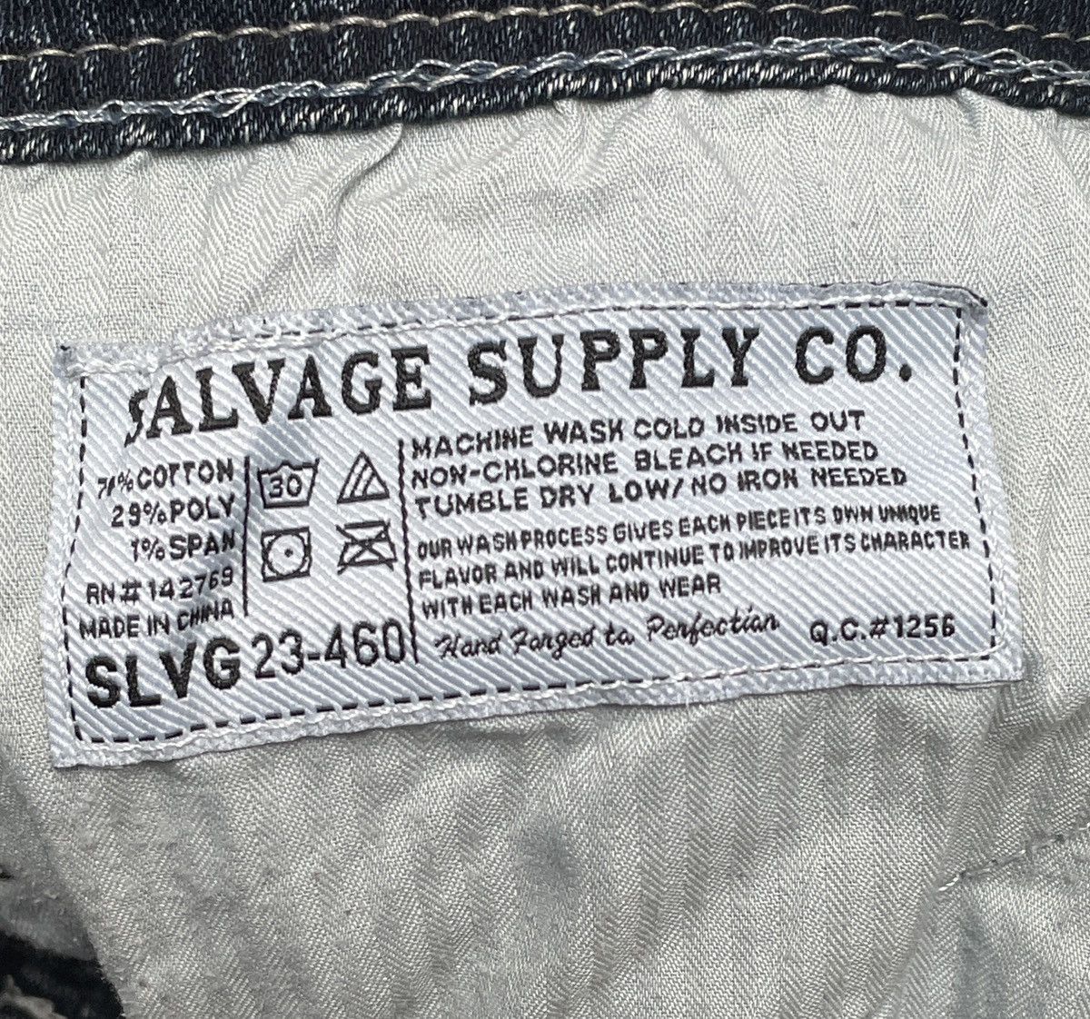 Le Grande Bleu (L.G.B.) Rare Design Vintage Brand Salvage Bootcut Flared Jeans 2000s Size US 35 - 13 Thumbnail