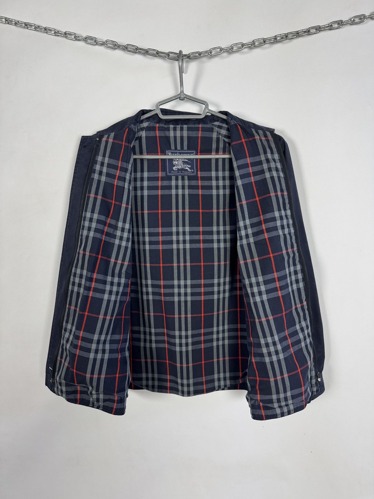 Burberry Vintage Burberry London Full Zip Bomber Jacket England 8 Reg Size S / US 4 / IT 40 - 7 Thumbnail