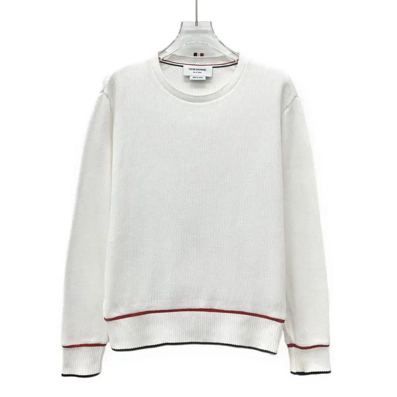 Thom Browne Thom Browne White Sweatshirt for Women 0089 Size S / US 4 / IT 40 - 1 Thumbnail