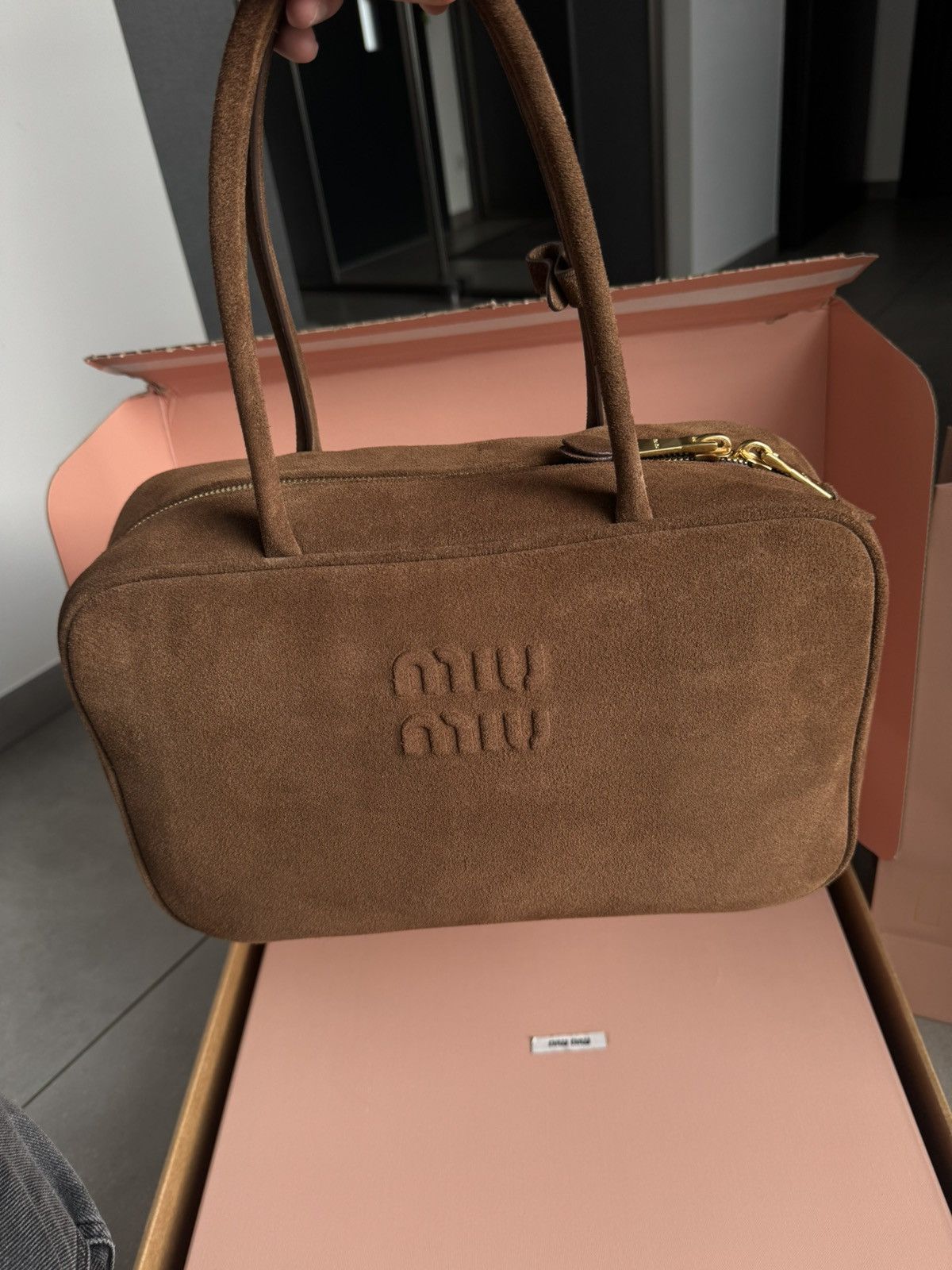 Miu Miu Miu miu bag « beau » brown, as new. Size ONE SIZE - 12 Thumbnail