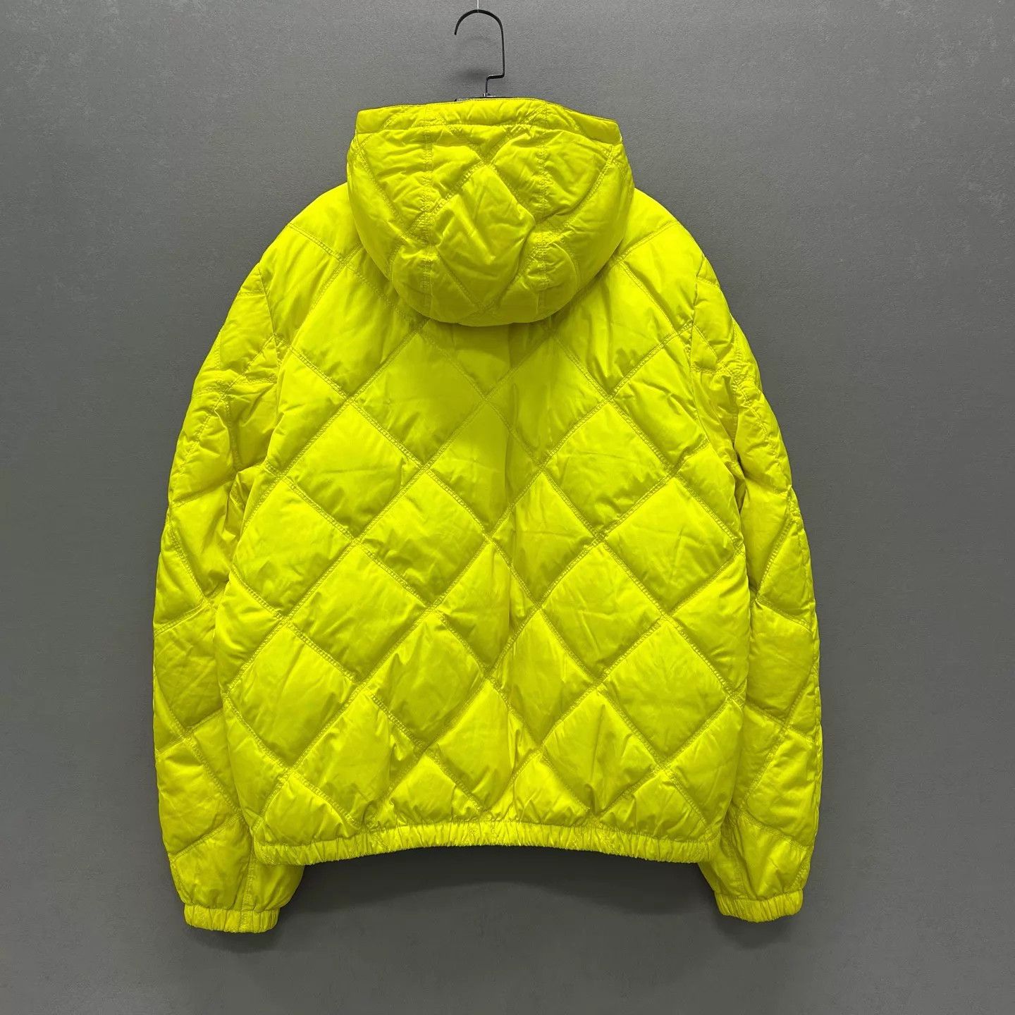 Prada PRADA 99 New Yellow Quilted Triangle Logo Puffer 50 Size US M / EU 48-50 / 2 - 2 Thumbnail