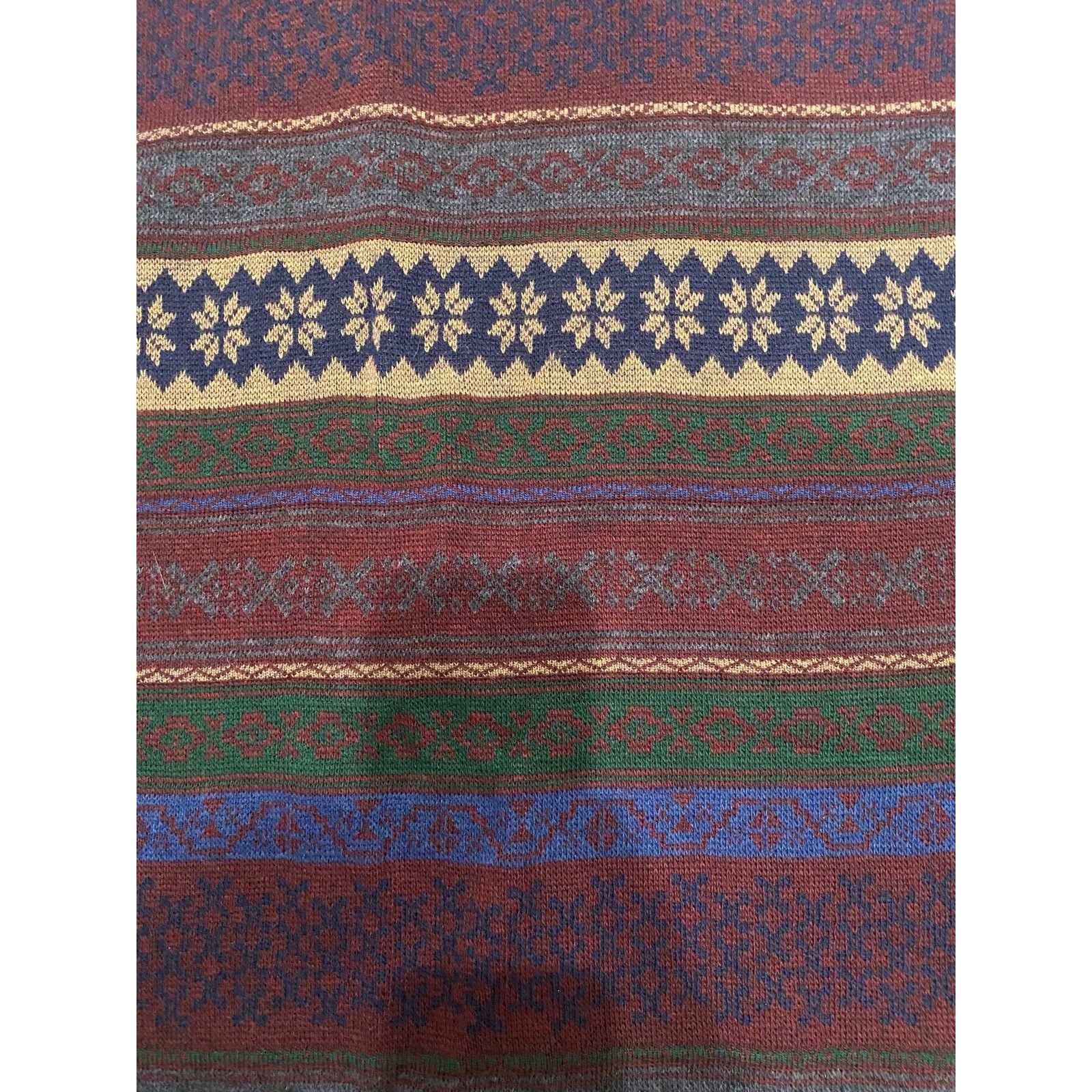 Murano Vtg Murano Button Sweater Vest X-Large Plaid Wool Blend Gree Size US XL / EU 56 / 4 - 8 Thumbnail