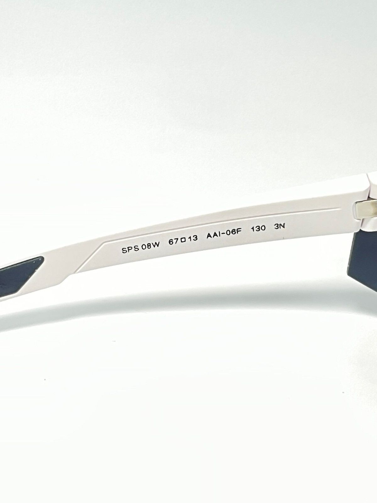 Prada BNIB Prada Linea Rossa Dark Grey Irregular Sunglasses Size ONE SIZE - 3 Thumbnail