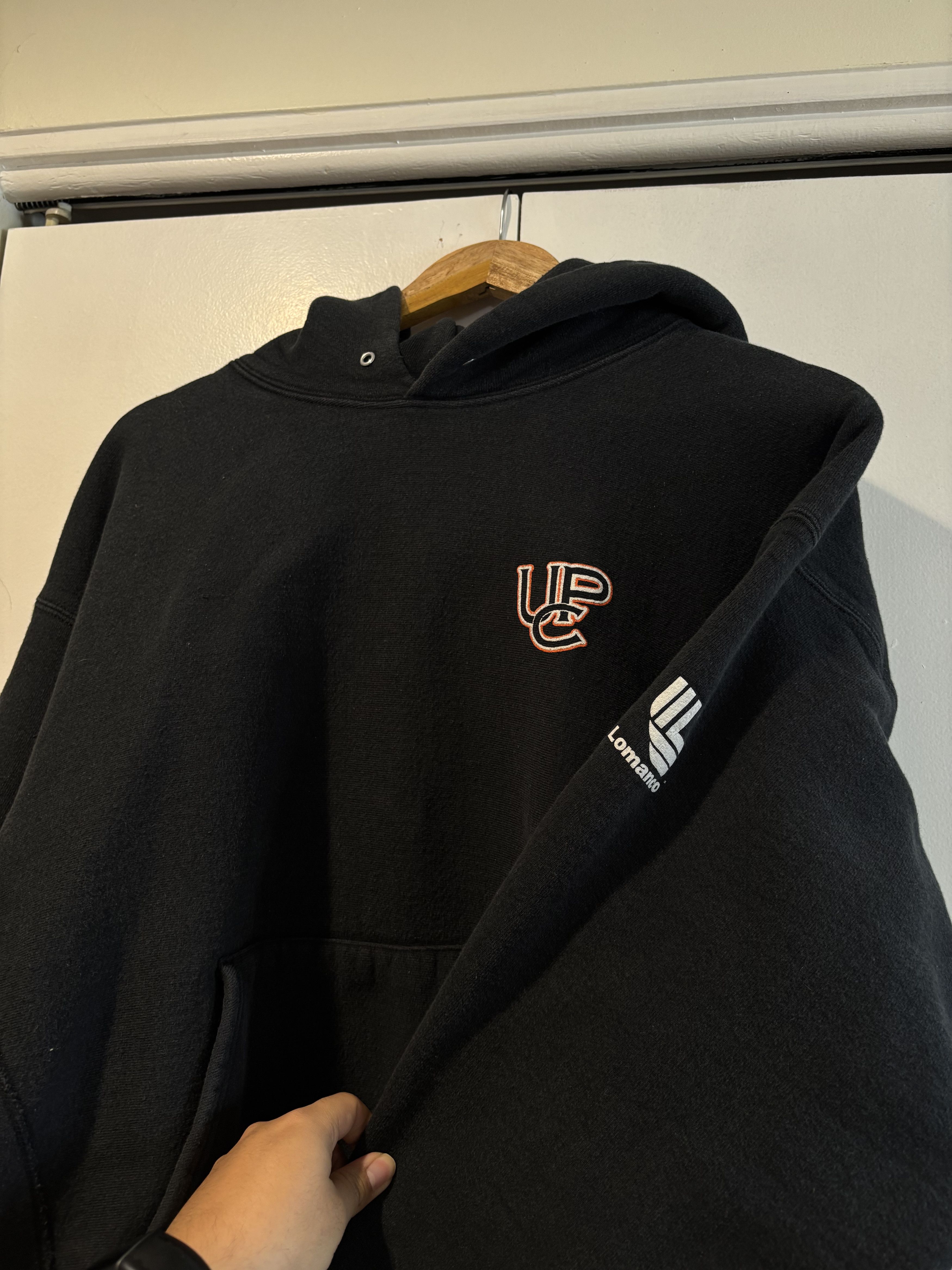 Lee Vintage Lee Crossgrain Black Hoodie Size US XL / EU 56 / 4 - 6 Thumbnail
