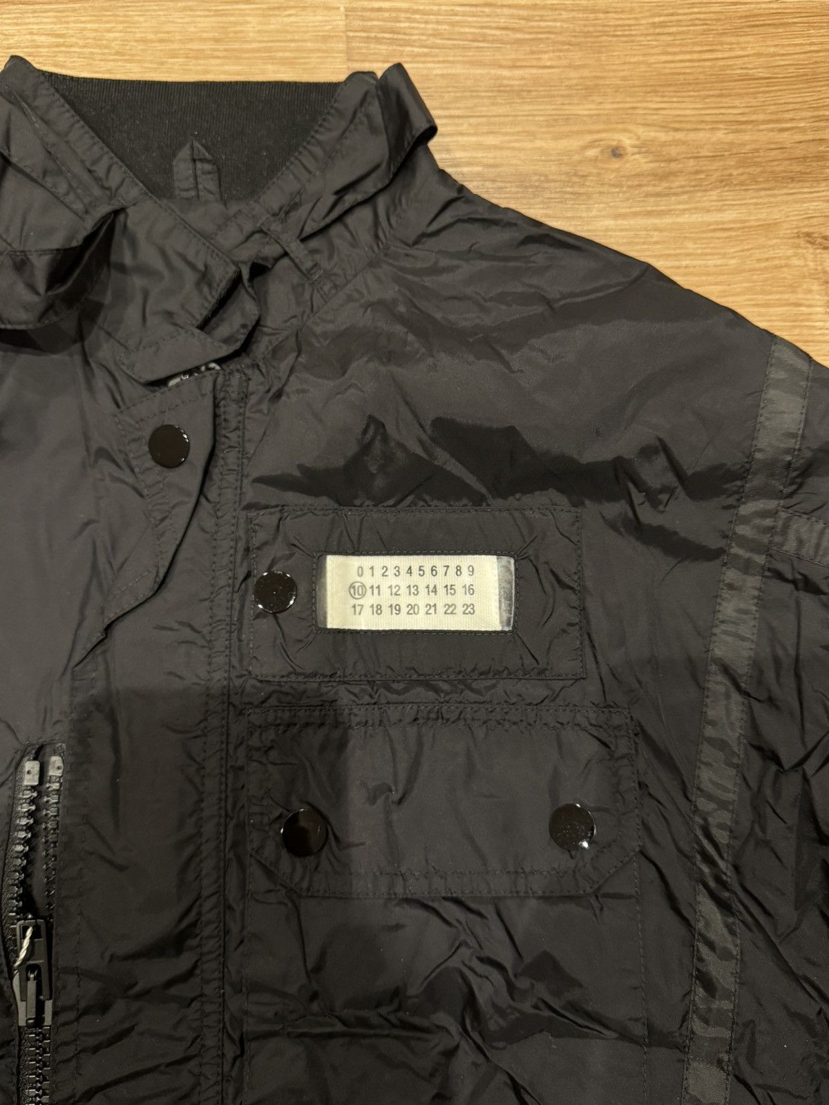 Maison Margiela Maison Margiela Black Nylon Jacket Size US S / EU 44-46 / 1 - 2 Thumbnail