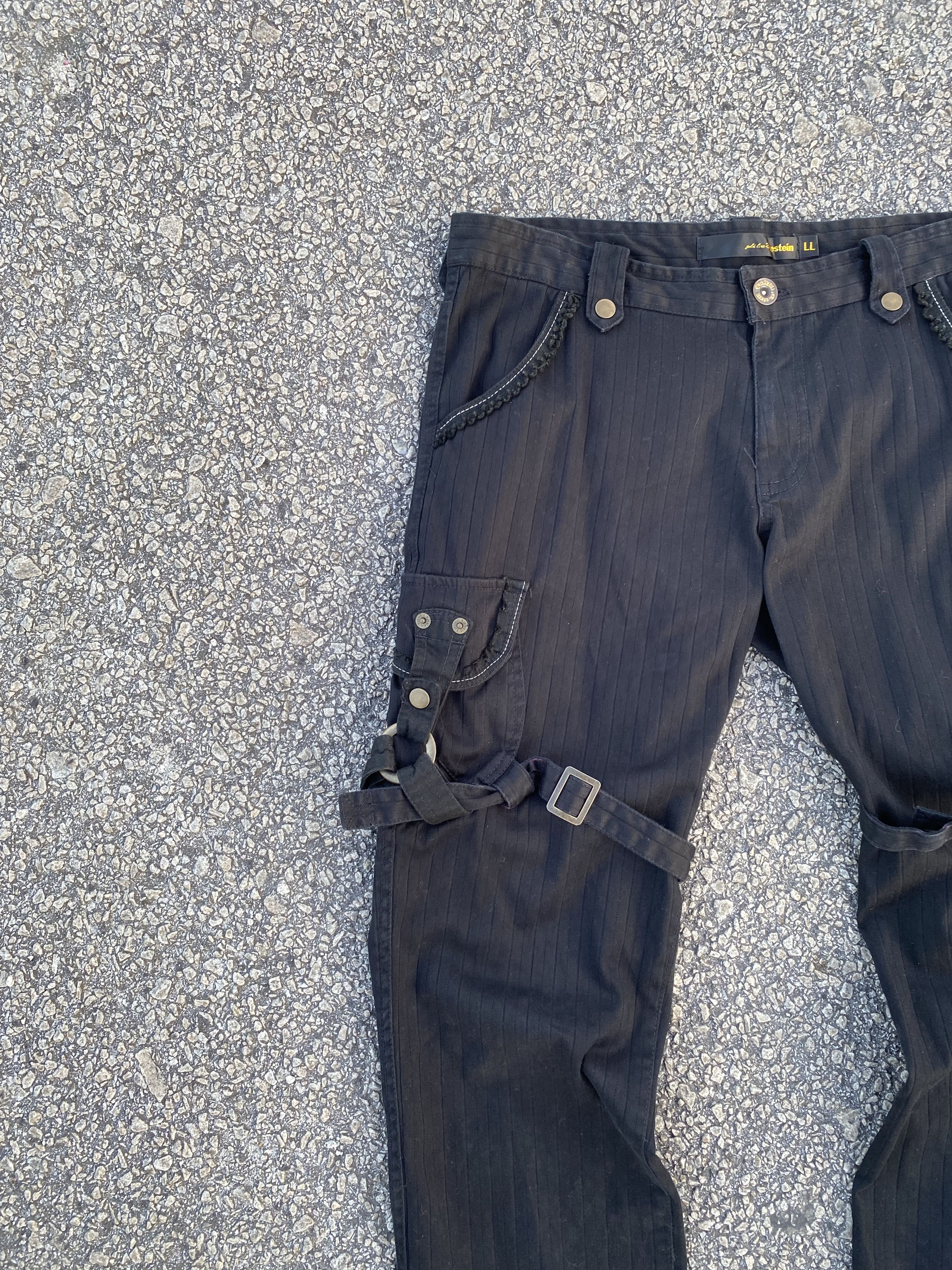 If Six Was Nine PUNK APESTEIN CARGO PANTS Size US 35 - 6 Thumbnail
