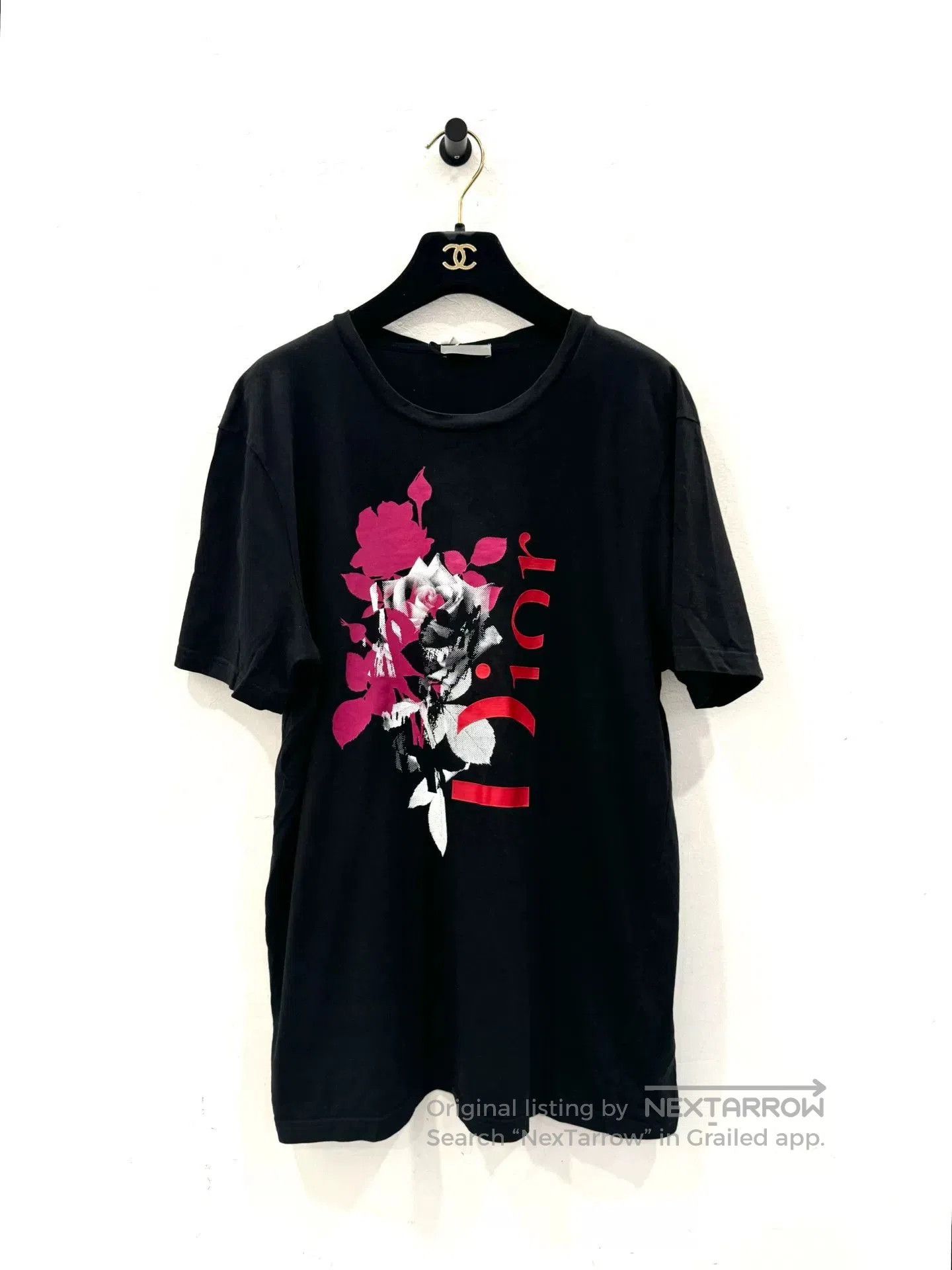 Japanese Brand Dior Women Black Short-Sleeve Tee XL. Size XL / US 12-14 / IT 48-50 - 1 Thumbnail