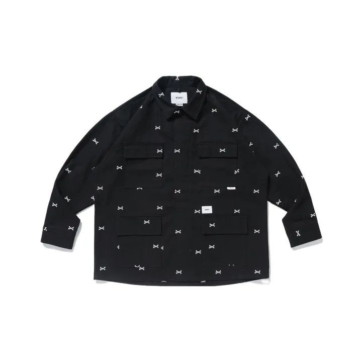 Wtaps WTAPS SS22 Black Pocket Long Sleeve Shirt 0079 Size US L / EU 52-54 / 3 - 1 Thumbnail