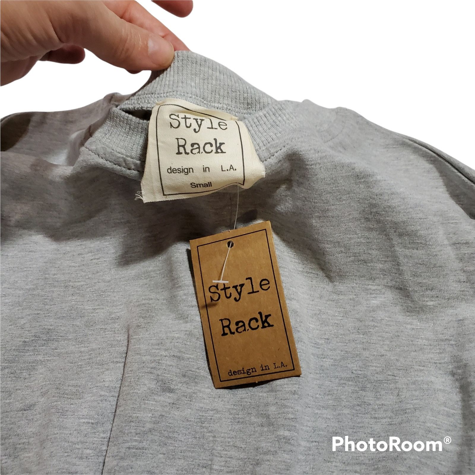 Other Style Rack | Light Grey Mini Dress | Size Small Size S / US 4 / IT 40 - 5 Thumbnail