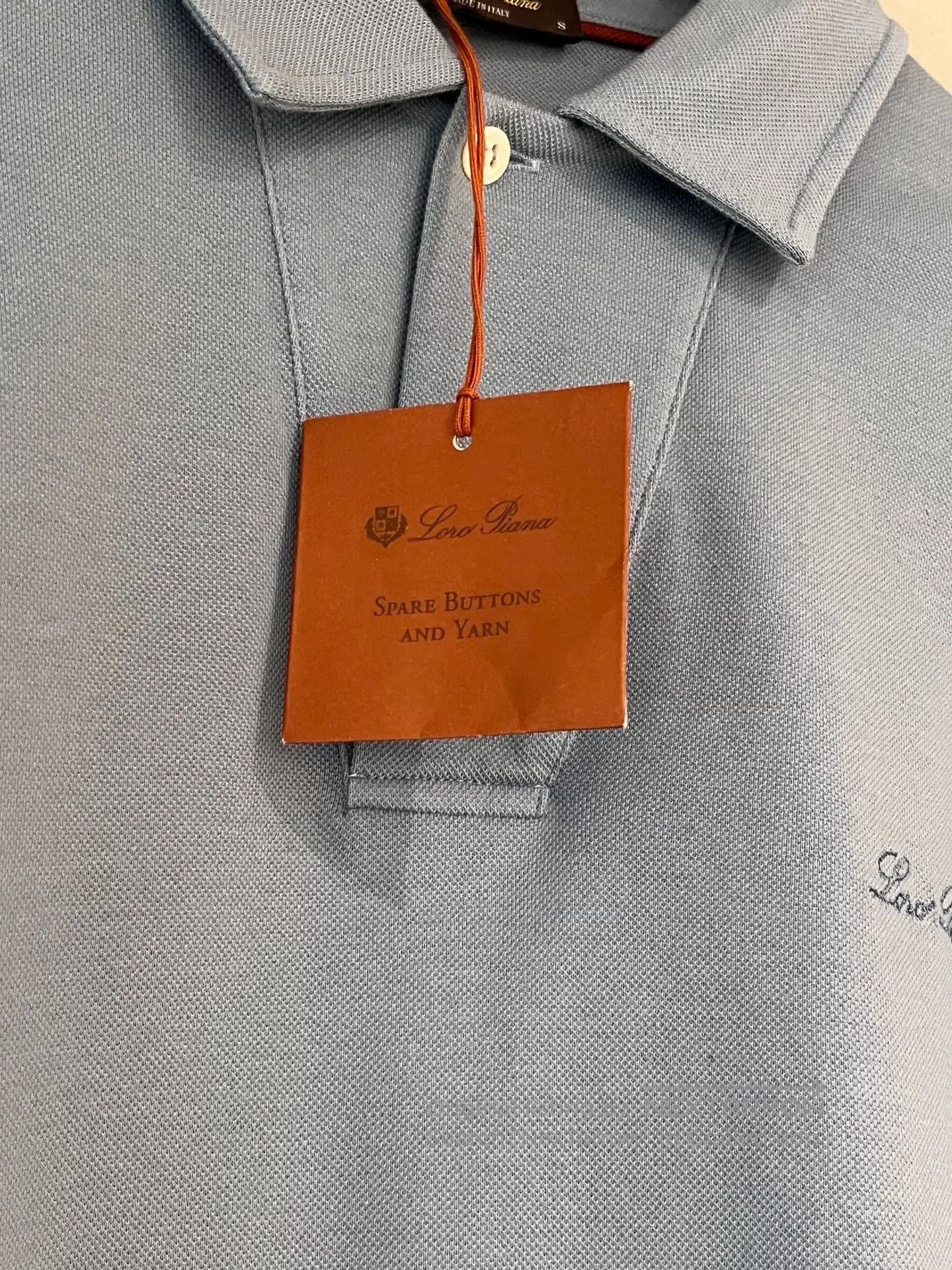 Loro Piana Loro Piana Solid Short Sleeve Polo. Size US S / EU 44-46 / 1 - 4 Thumbnail