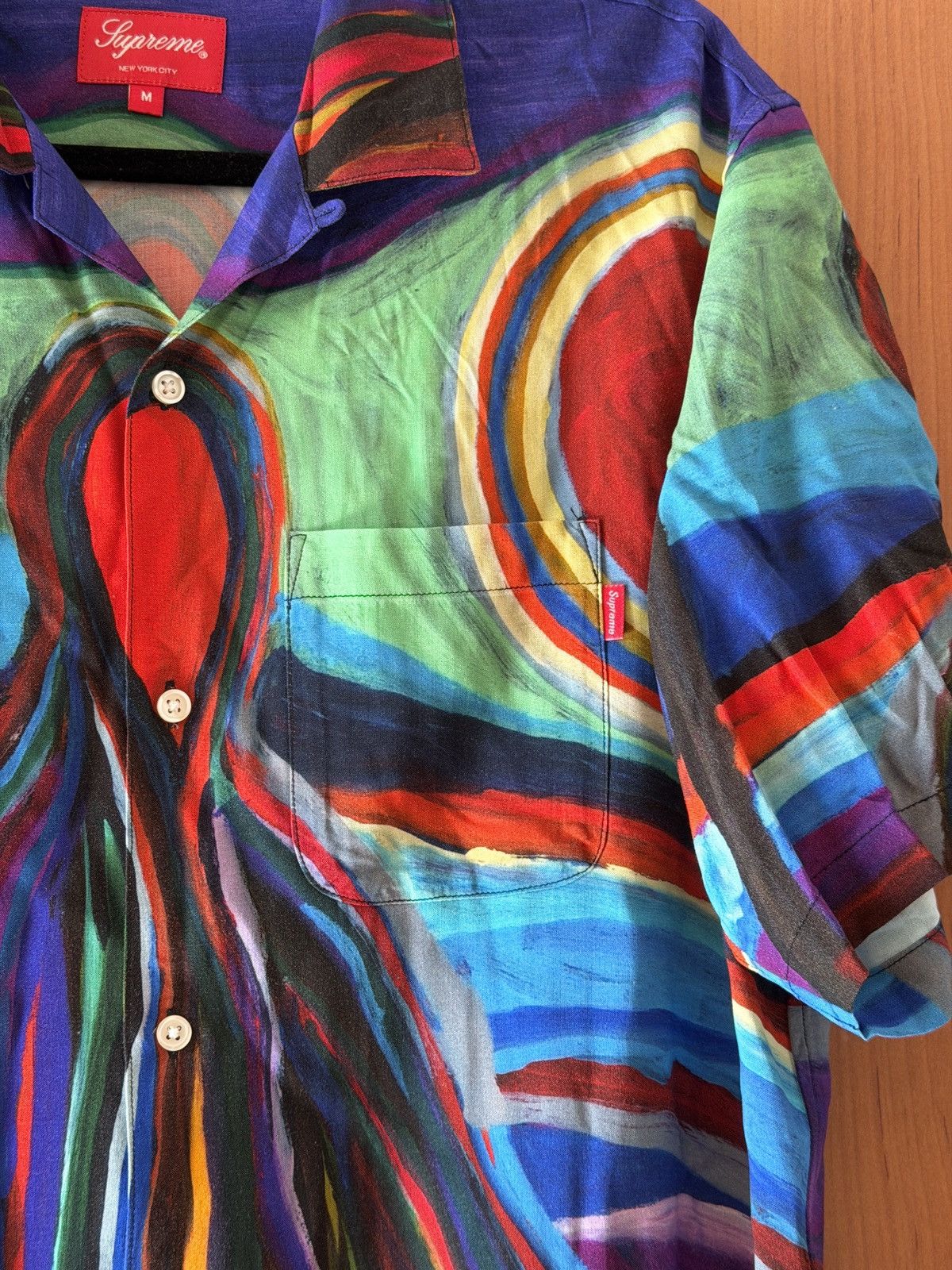 Supreme Supreme Reaper Rayon Shirt Size M Size US M / EU 48-50 / 2 - 5 Thumbnail