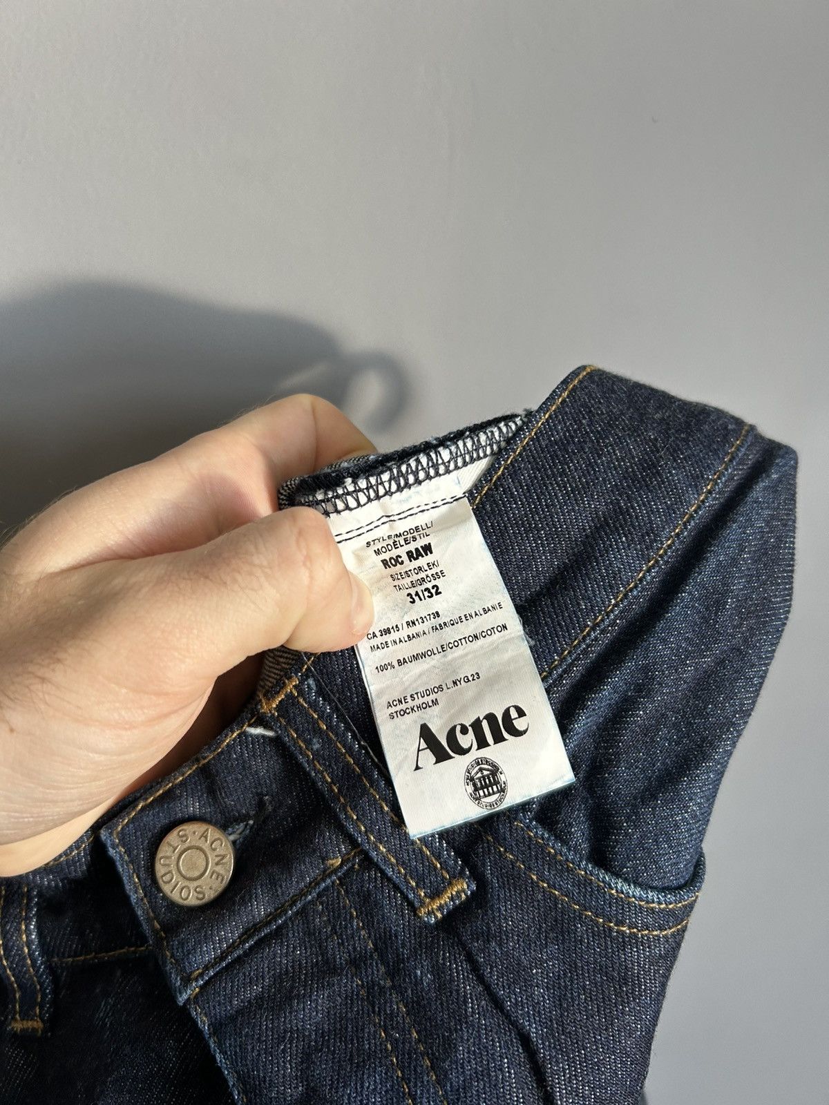 Acne Studios × Vintage Acne Studios Jeans Mens Black Slim Size 31/32 Size US 31 - 9 Thumbnail