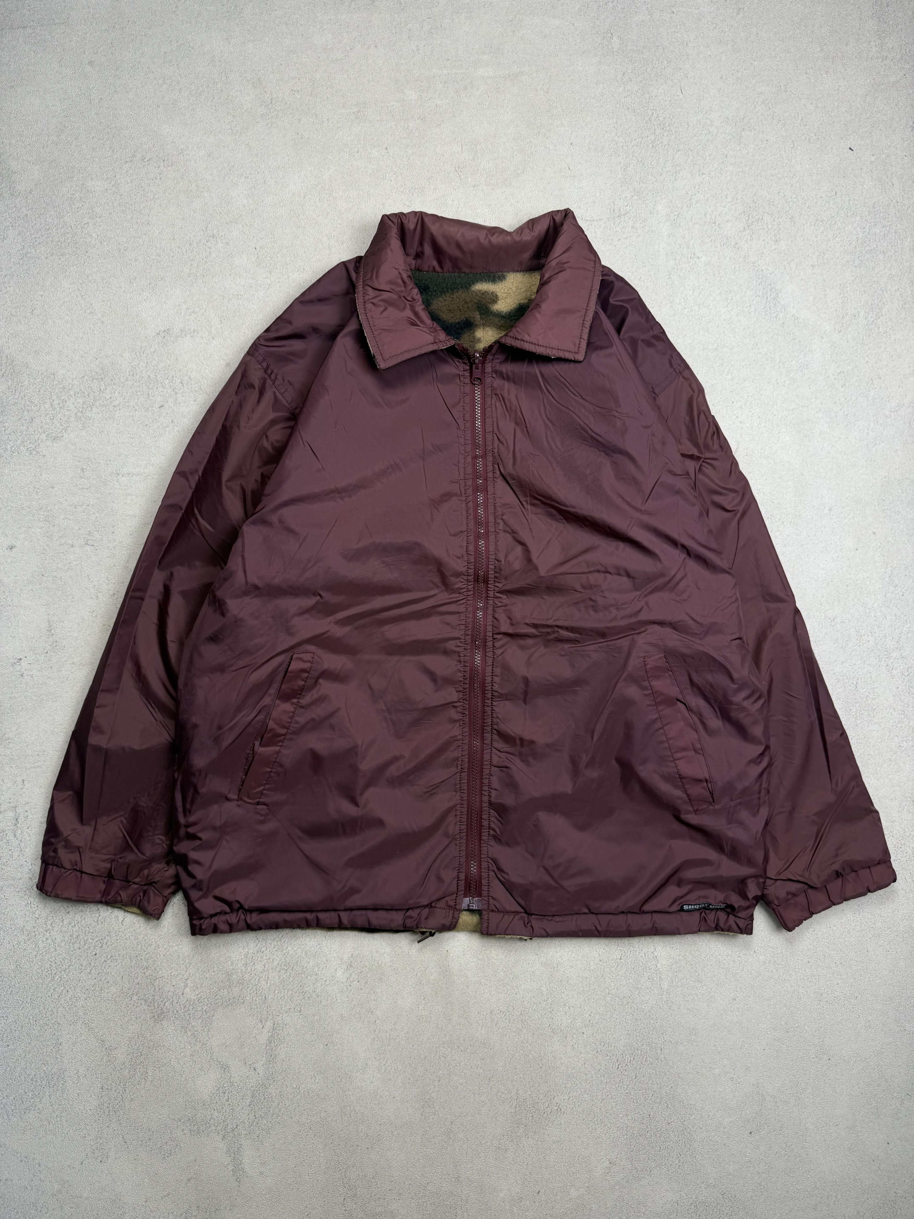Vintage Vintage Shoot One Camouflage Reversible Fleece Jacket Size US L / EU 52-54 / 3 - 4 Thumbnail