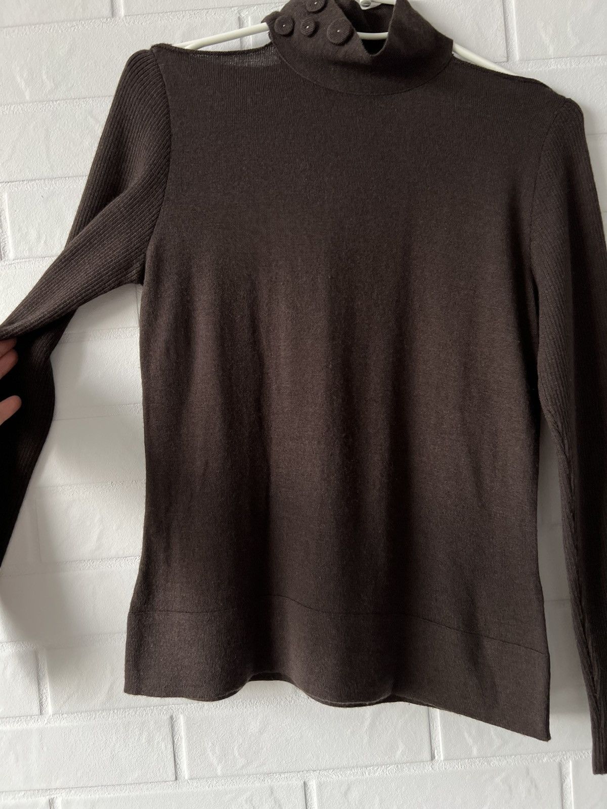Other Crea Concept Long Sleeve Wool Sweater Open Shoulders Size S Size S / US 4 / IT 40 - 5 Thumbnail