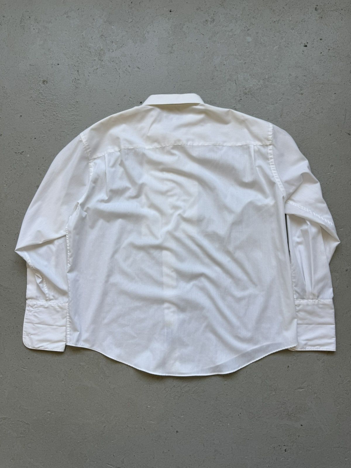 Yves Saint Laurent Yves Saint Laurent White Button Up Size US XL / EU 56 / 4 - 4 Thumbnail