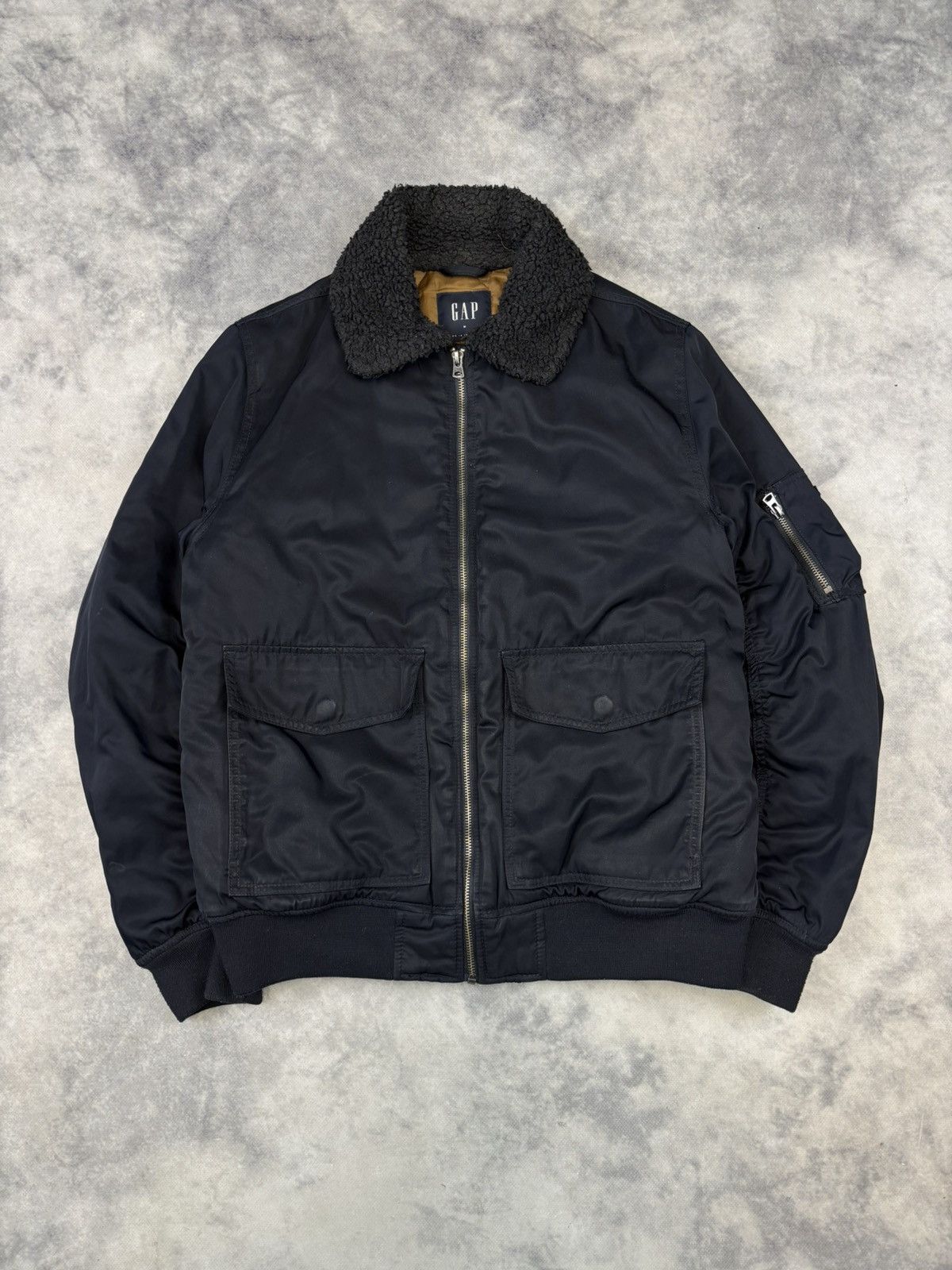 Gap × Vintage Vintage GAP Jacket Flyers MA-1 military army 90s y2k hype Size US M / EU 48-50 / 2 - 1 Thumbnail