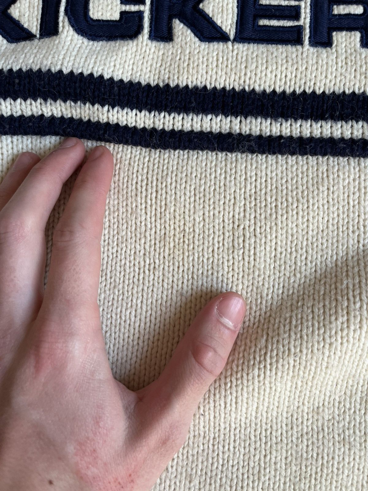 Kickers × Vintage Vintage KICKERS Big Logo Wool Knit Sweater Size US M / EU 48-50 / 2 - 6 Thumbnail