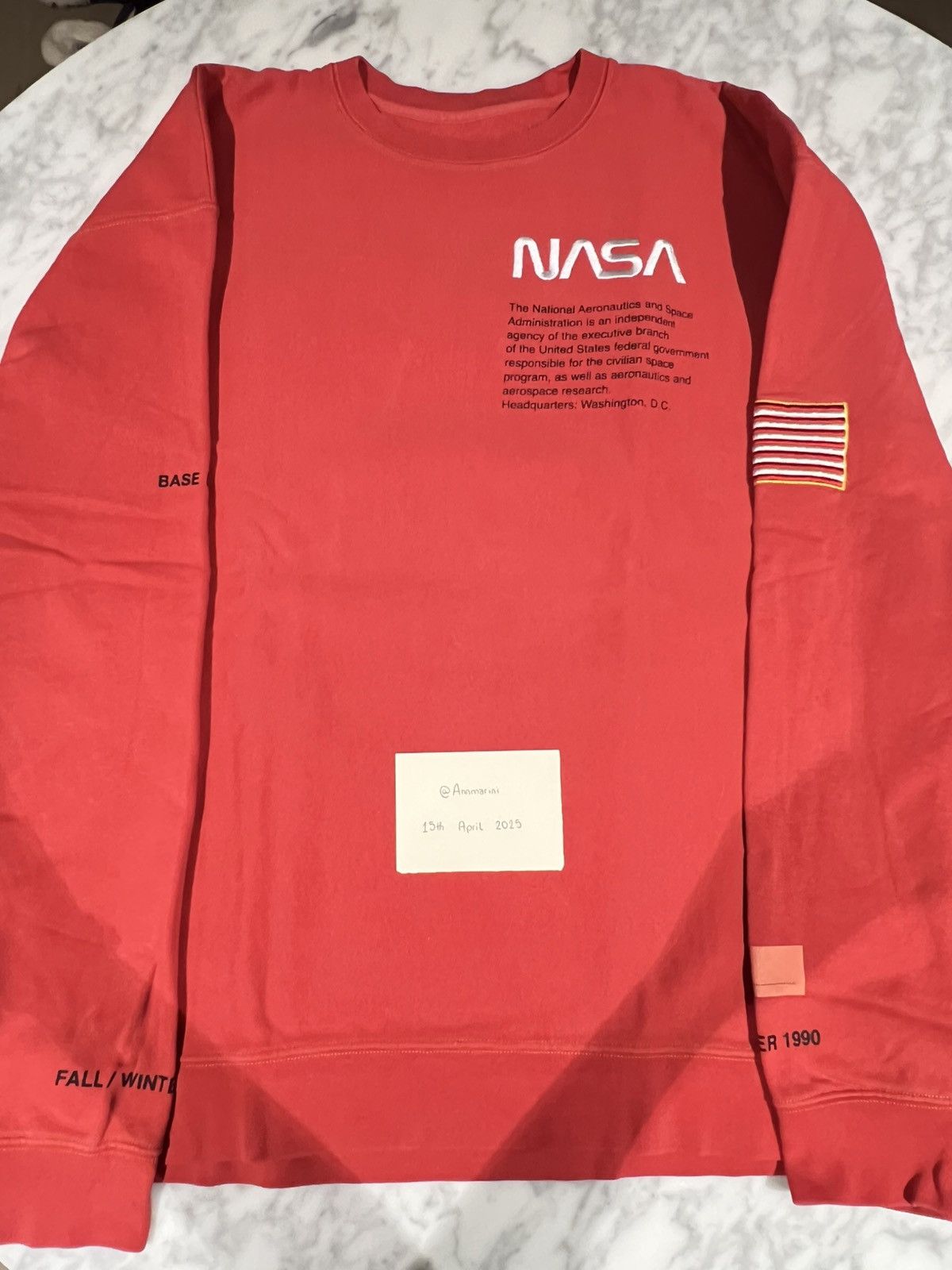 Heron Preston Heron Preston NASA logo sweatshirt Size US L / EU 52-54 / 3 - 1 Thumbnail
