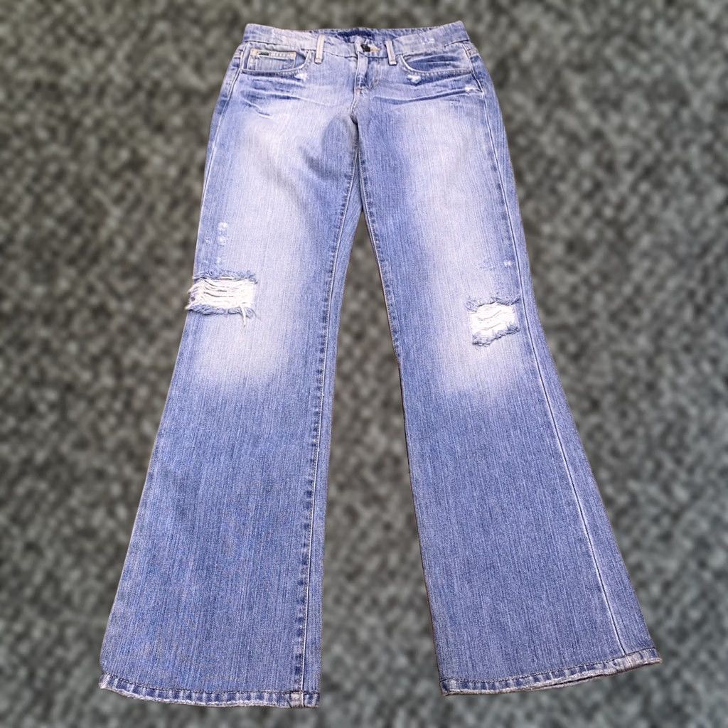 Vintage Joe's Jeans Womens Jeans 24 Relaxed Fit Distressed Seeger Wash New Blue 5-Pocket Denim Bootcut Modern Size 42" / US 20 - 1 Thumbnail