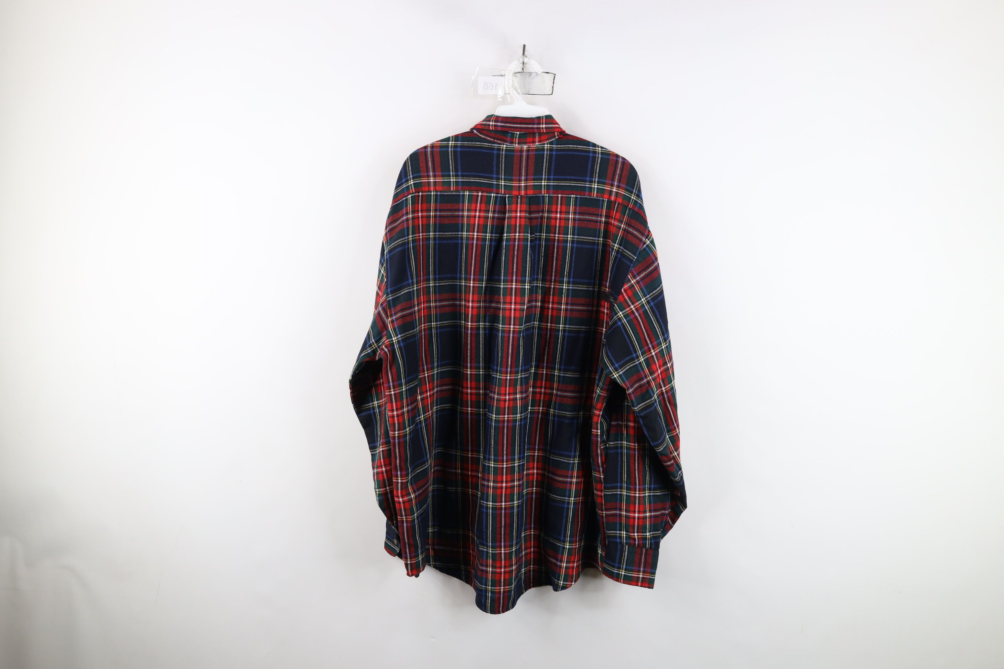 Vintage Vintage 90s Streetwear Distressed Knit Collared Button Shirt Size US L / EU 52-54 / 3 - 11 Thumbnail