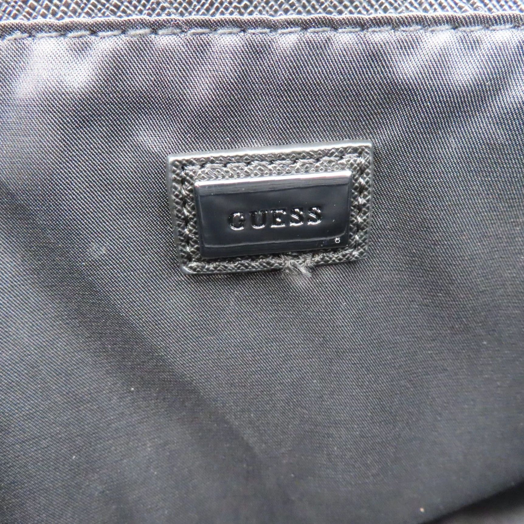 Guess GUESS Wallander Crossbody Bag Faux Leather Black Magnetic Flap Purse Handbag Women Size ONE SIZE - 4 Thumbnail