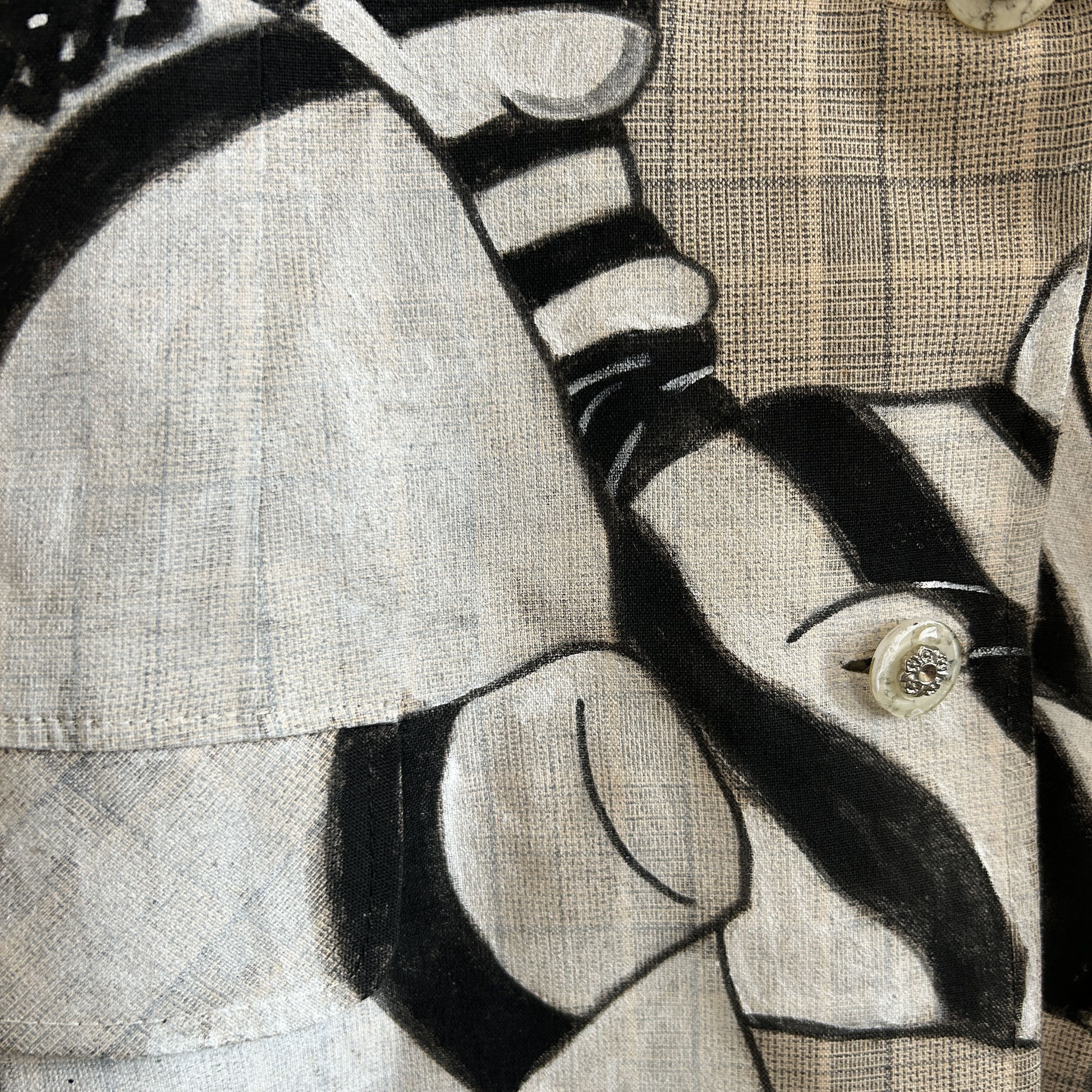 Custommade Custom made Hand Painted Art Deco Blazer Size XL / US 12-14 / IT 48-50 - 17 Thumbnail