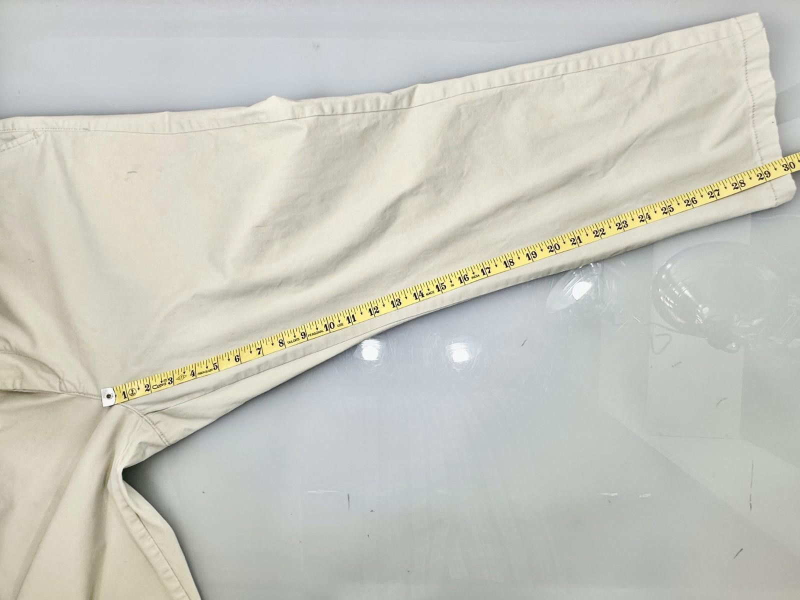 Tommy Hilfiger Tommy Hilfiger Straight Fit Chinos Beige Men's 40/30 Size US 40 / EU 56 - 5 Thumbnail