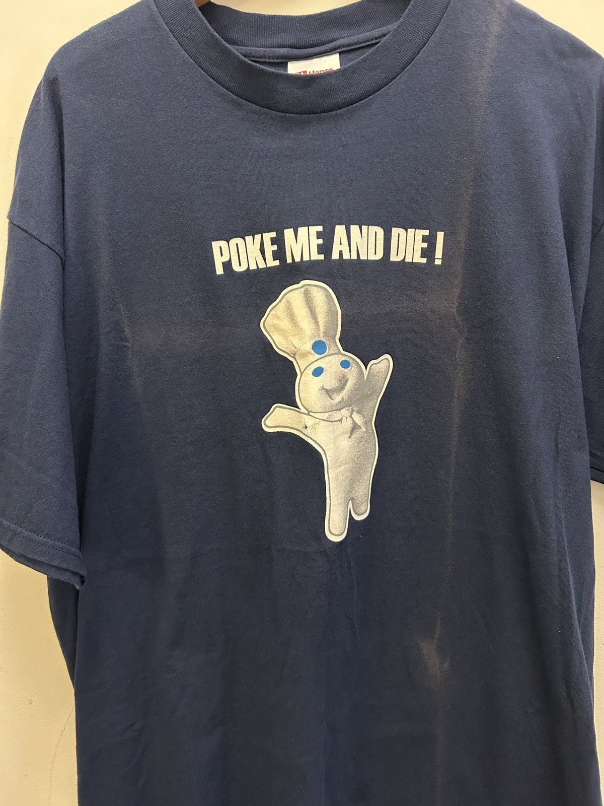 Vintage Vintage Poke me and die Pillsbury spoof tshirt XL Size US XL / EU 56 / 4 - 2 Thumbnail