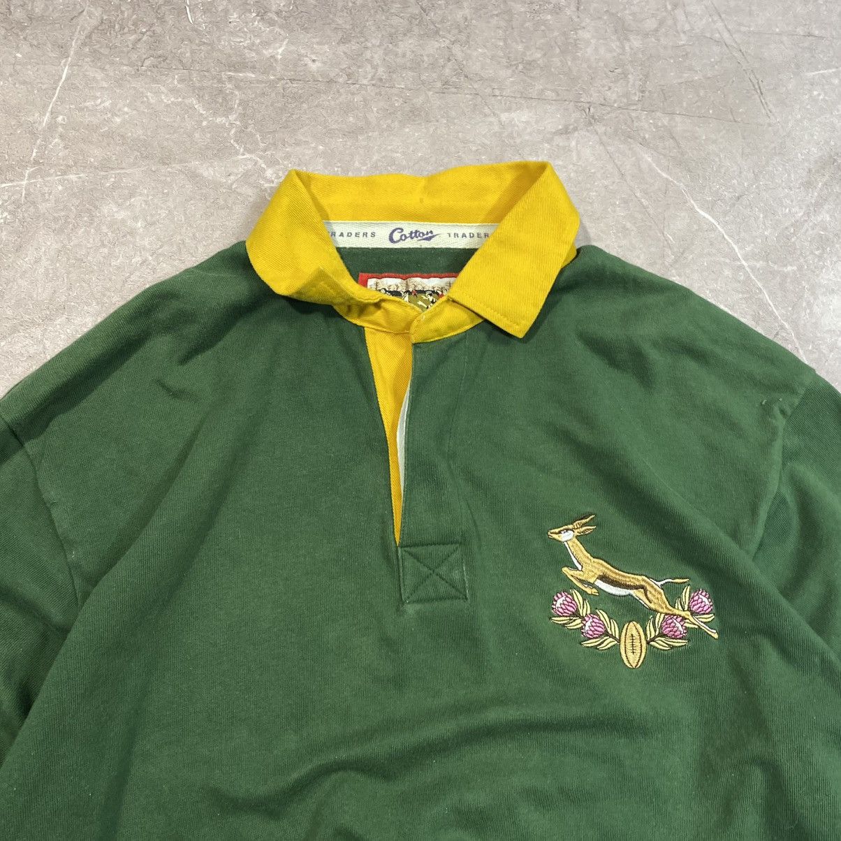 Cotton Traders × Vintage VINTAGE COTTON TRADERS SOUTH AFRICA RUGBY JERSEY 90s Size US L / EU 52-54 / 3 - 3 Thumbnail