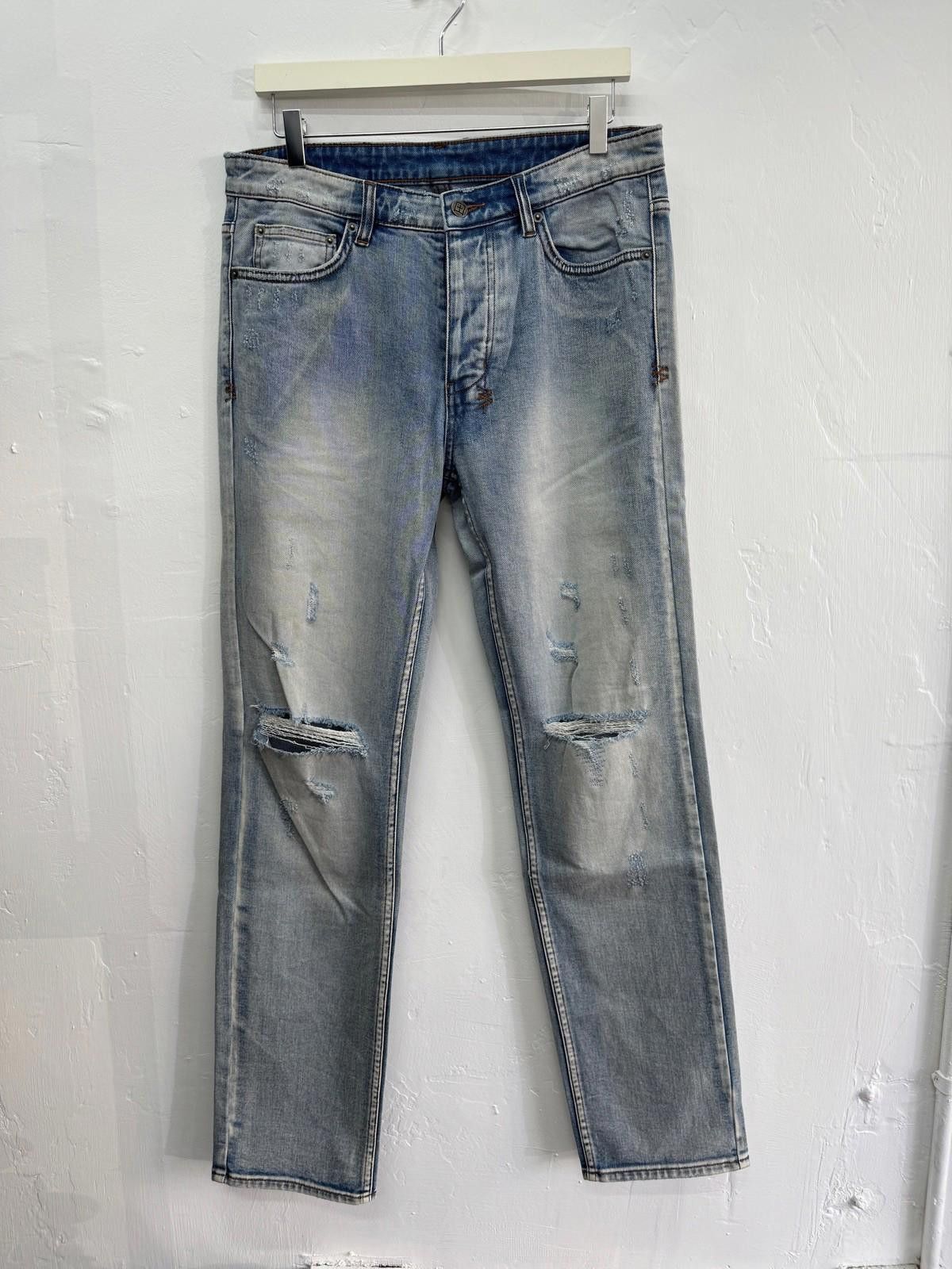 Ksubi new Ksubi mens denim jeans hazlow blue city high ripped 32 Size US 32 / EU 48 - 1 Thumbnail