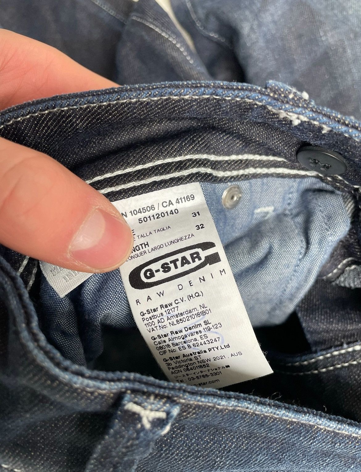 G-Star Vintage gstar raw stacked jeans Size US 31 - 10 Thumbnail