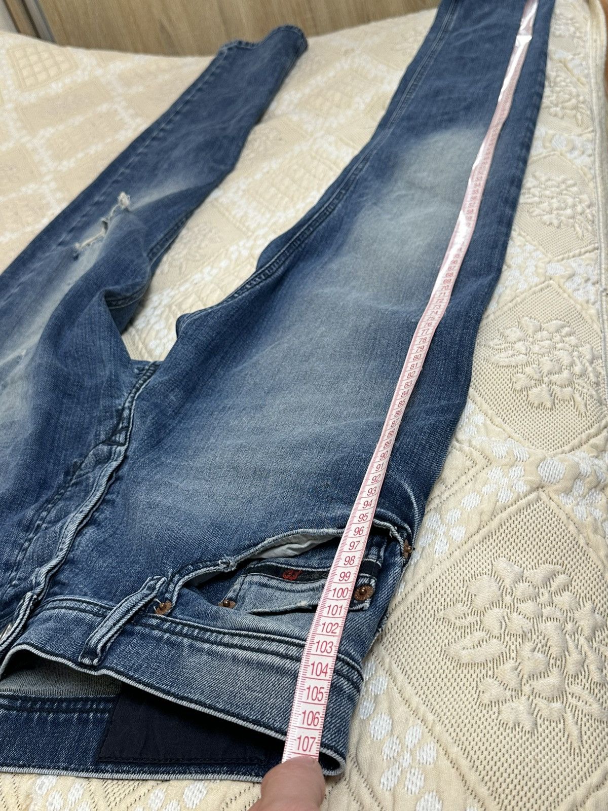 Diesel 🔥 Diesel Tepphar Slim Carrot Skinny Denim Pants Jeans Y2K Size US 31 - 9 Thumbnail