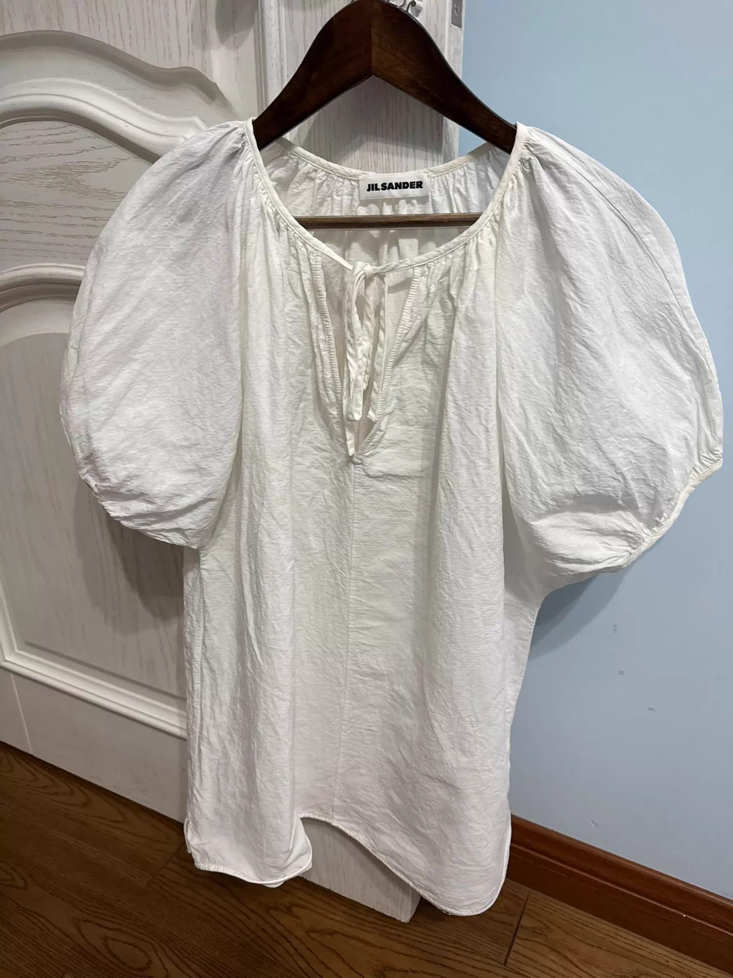 Jil Sander Jil Sander Linen-Cotton Short Top 9/10 Cute & Versatile Size XS / US 0-2 / IT 36-38 - 1 Thumbnail