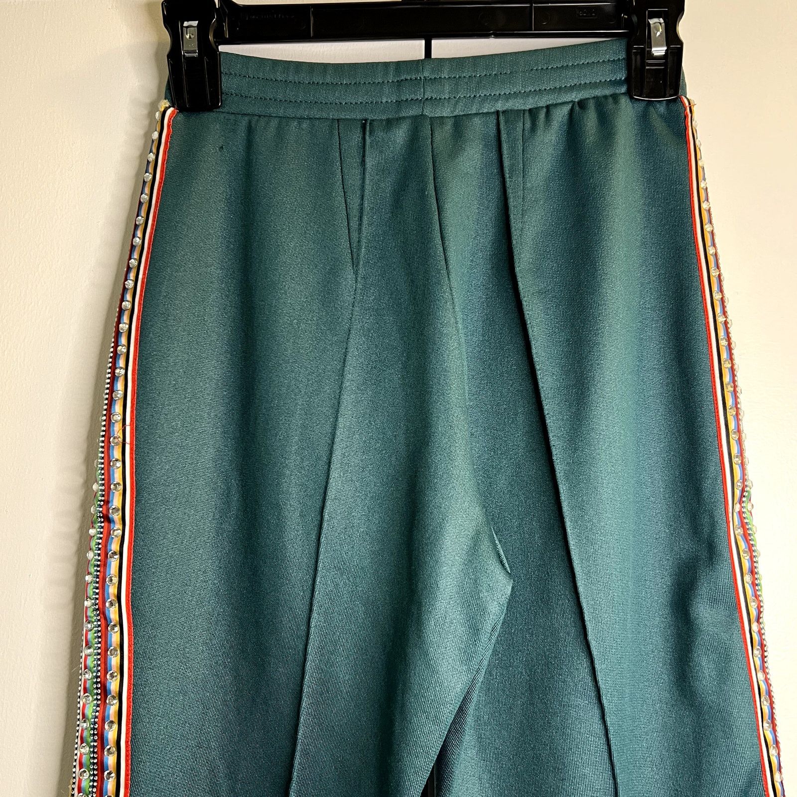 Area AREA Emerald Green Pants Stripe Zip Pocket size XS C4 Size 24" / US 00 / IT 34 - 6 Thumbnail