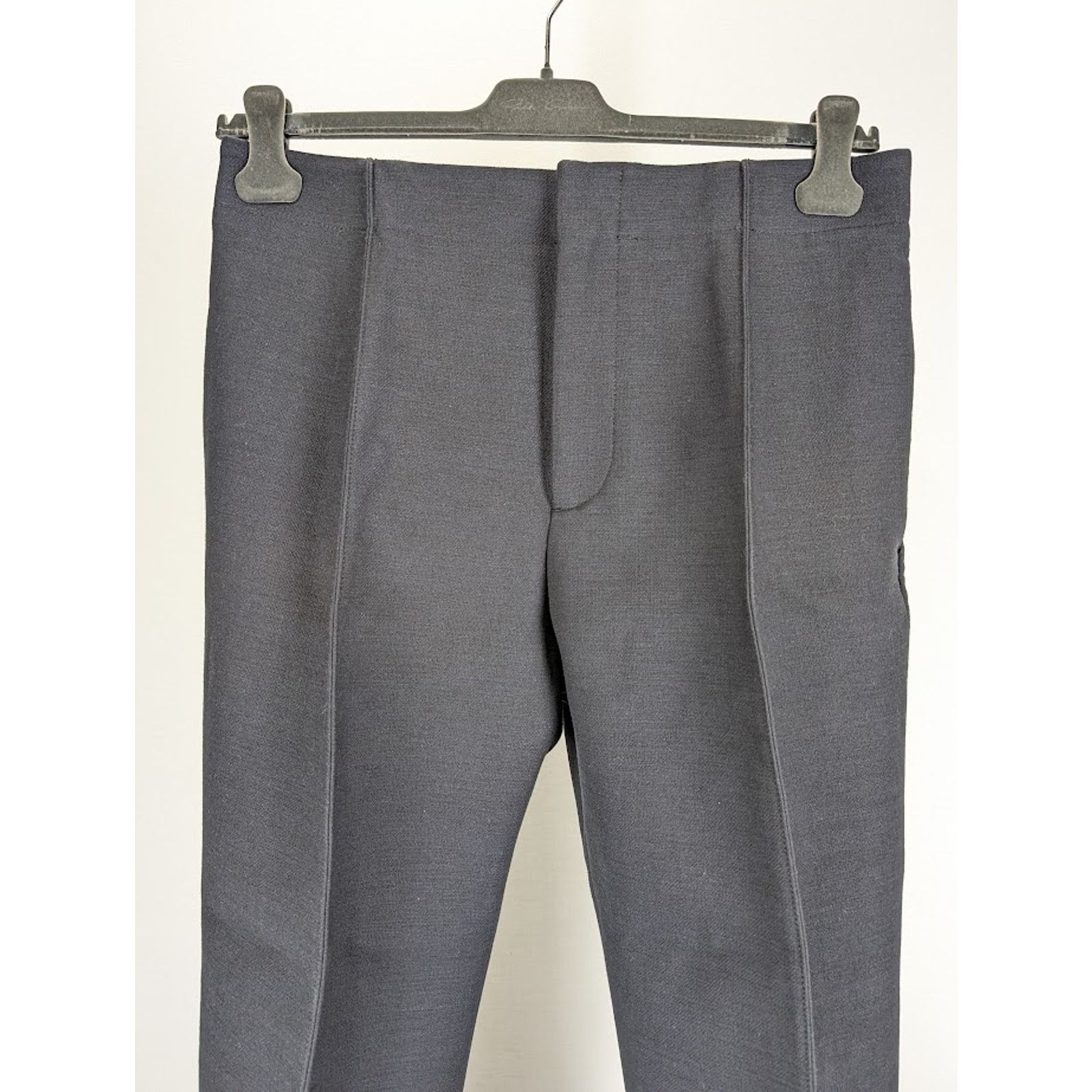 Bottega Veneta o1rshd1 Structured Double Melange Trousers in Blue/Black Size US 34 / EU 50 - 3 Thumbnail