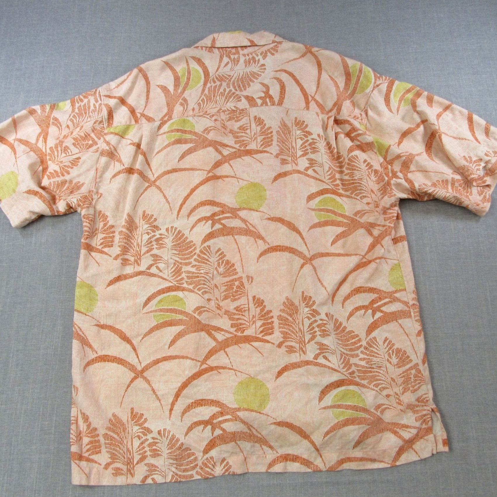 Tommy Bahama VINTAGE Tommy Bahama Silk Hawaiian Shirt Mens XL Pink Orange Tropical Camp Shirt Size US XL / EU 56 / 4 - 4 Thumbnail