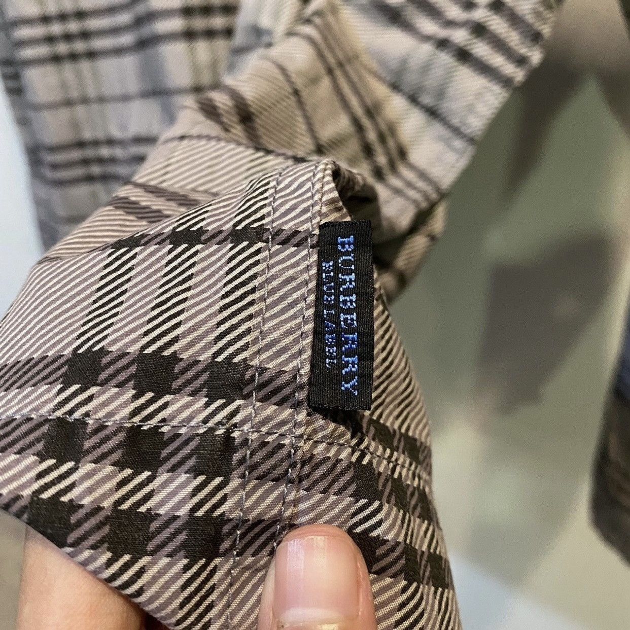 Burberry 🔥Burberry London Blue Label Nova Check Snap Button Jackets Size US L / EU 52-54 / 3 - 13 Thumbnail