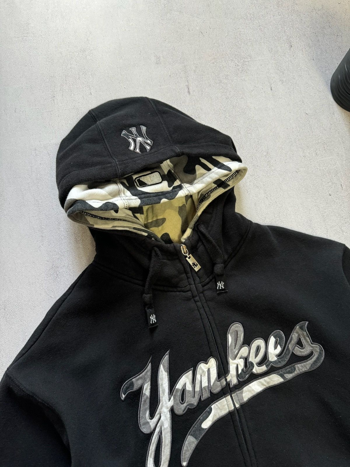 New York Yankees Vintage New York Yankees Hoodie Big Logo Baggy Y2K 90s Size US XS / EU 42 / 0 - 5 Thumbnail